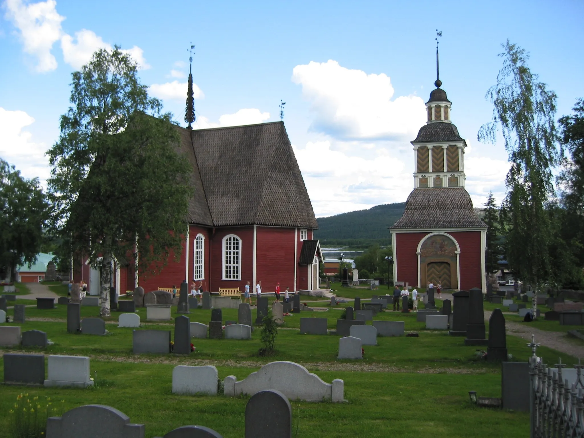 Photo showing: Matarengi church in Övertorneå, Sweden