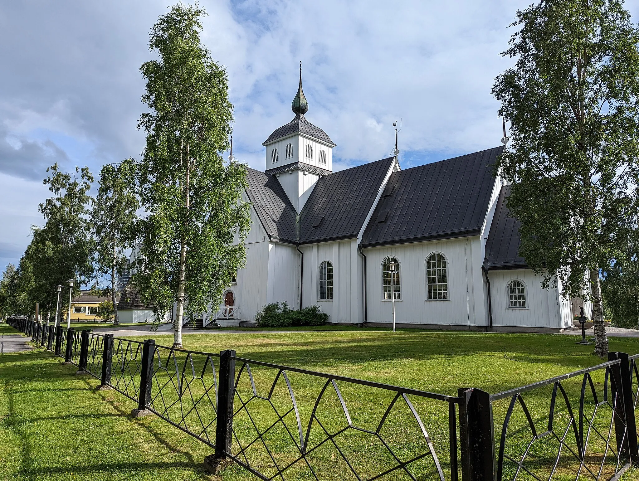 Photo showing: Piteå stadskyrka den 8 juli 2022.