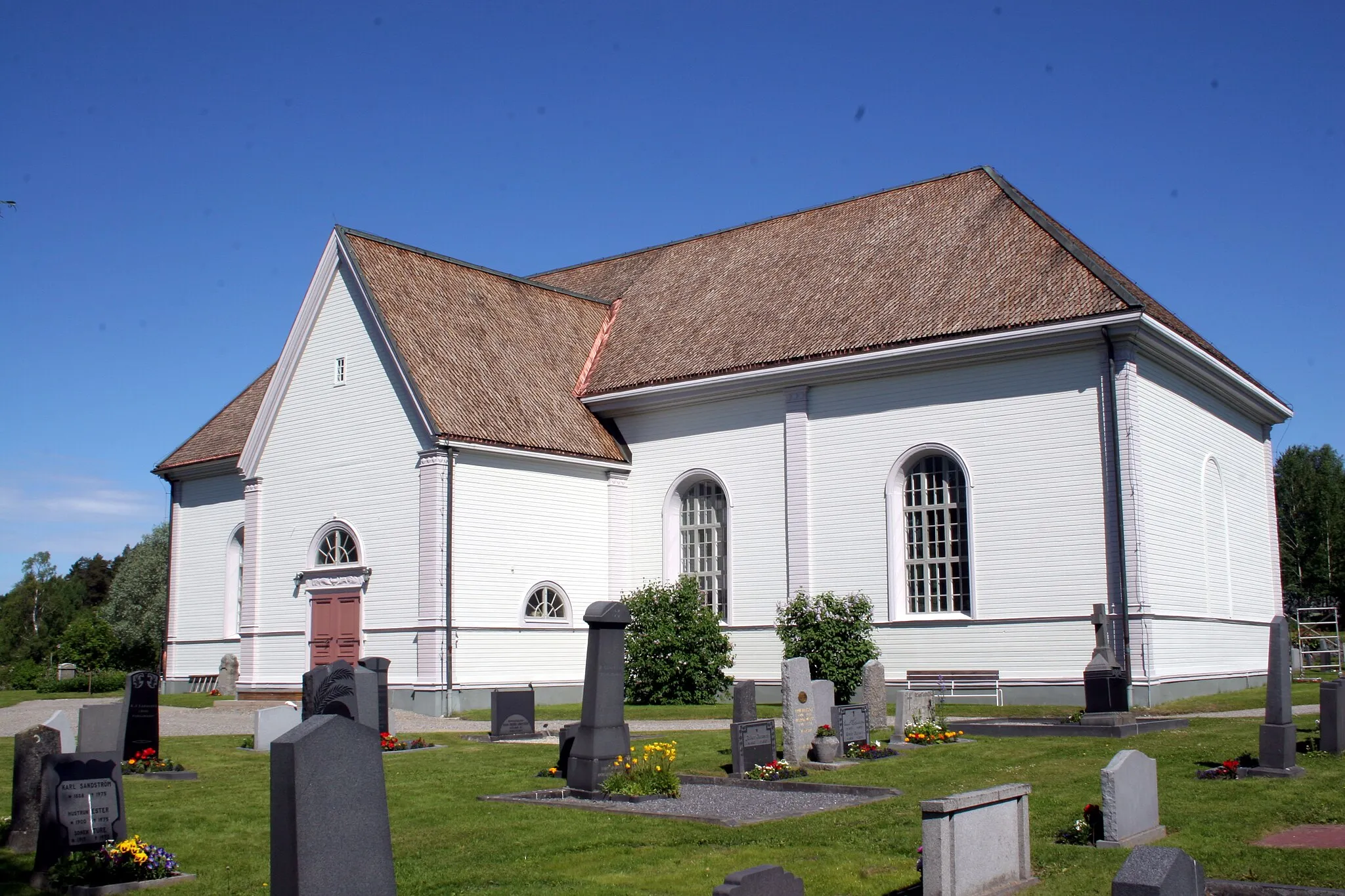 Photo showing: Vännäs kyrka, Vännäsby, Västerbotten, Sweden.