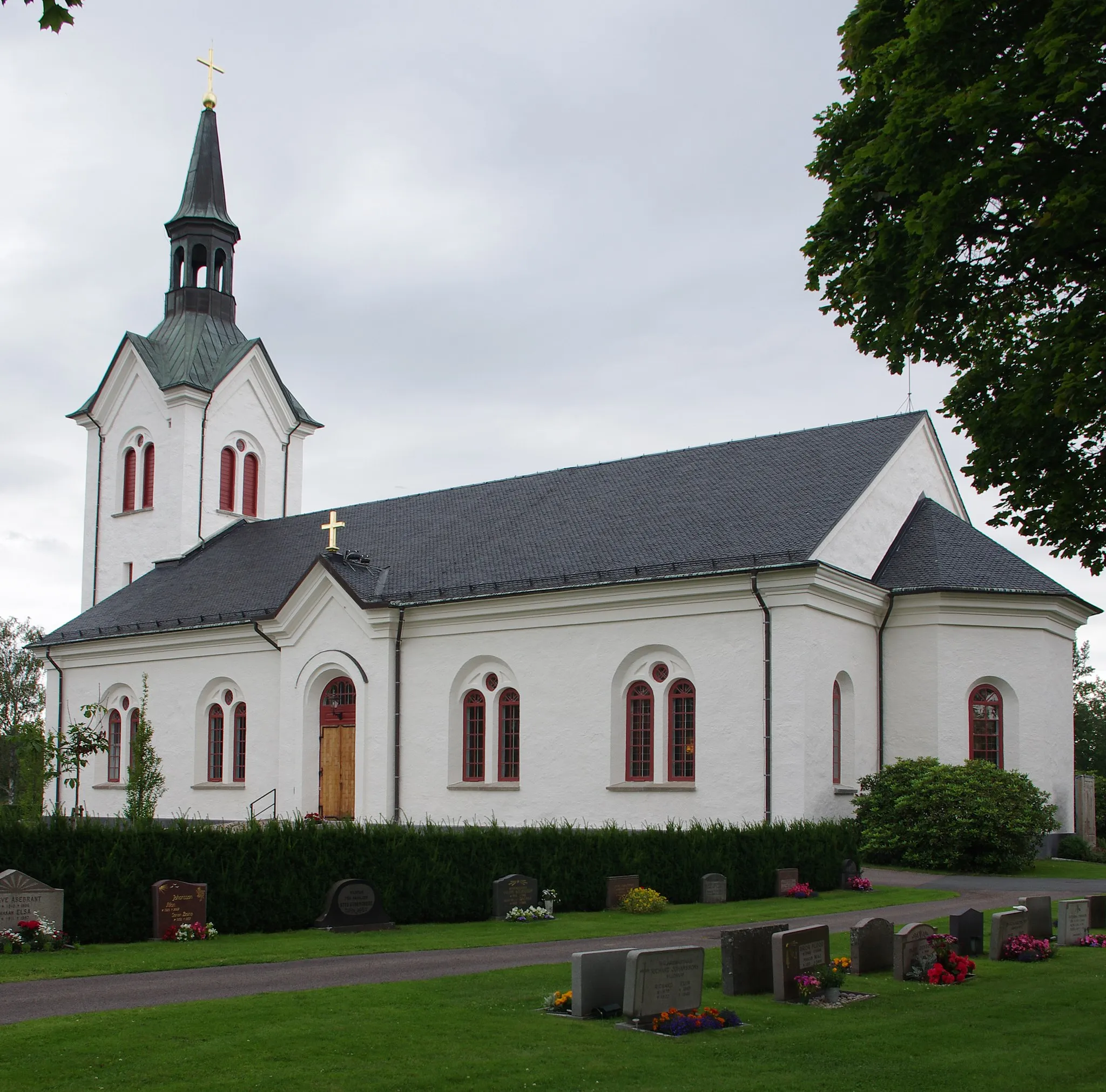 Photo showing: Bankeryds kyrka (swedish: church of Bankeryd), Småland, Sweden.