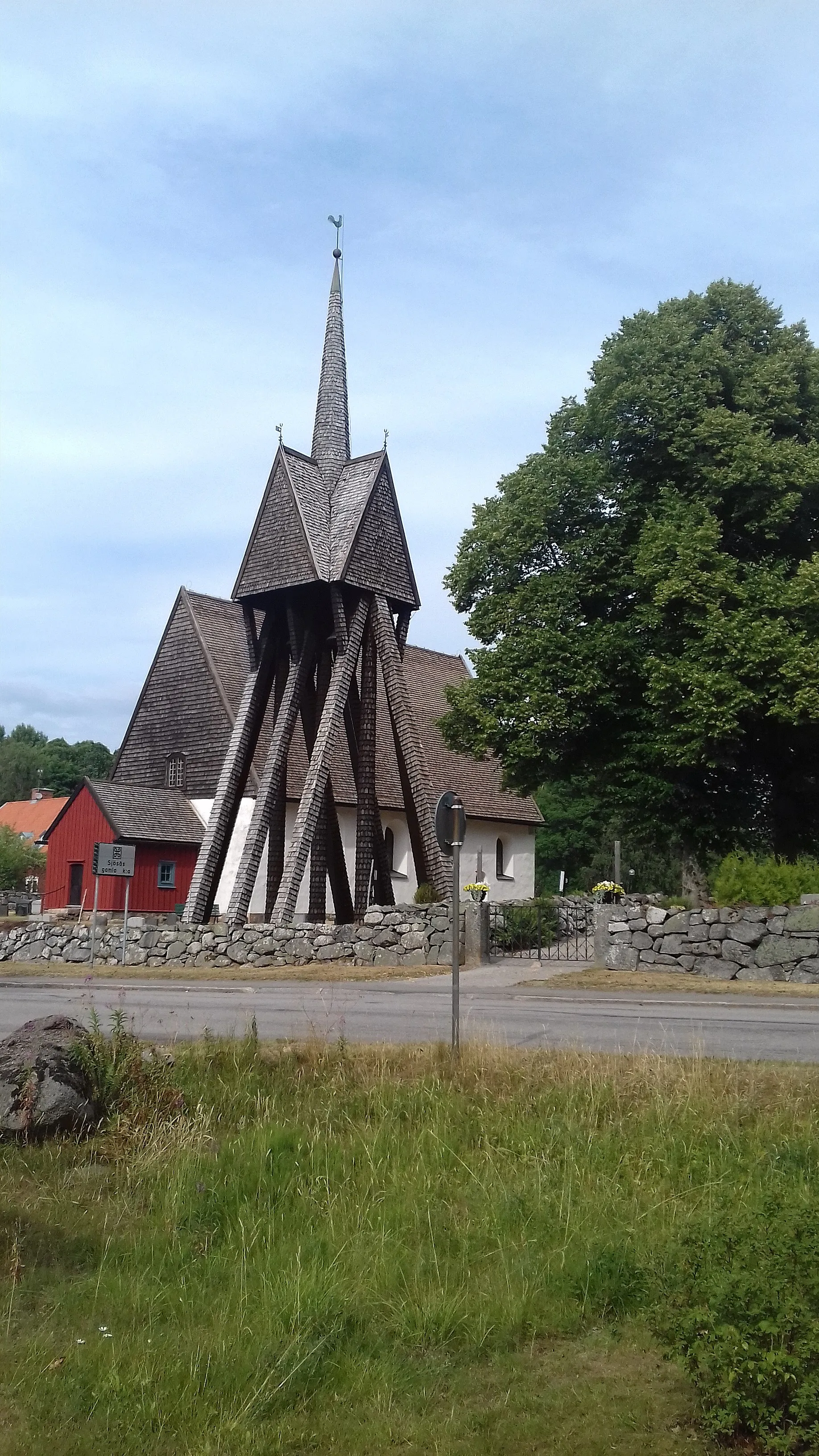 Photo showing: Sjösås gamla kyrka, Braås, Kronobergs län, Schweden