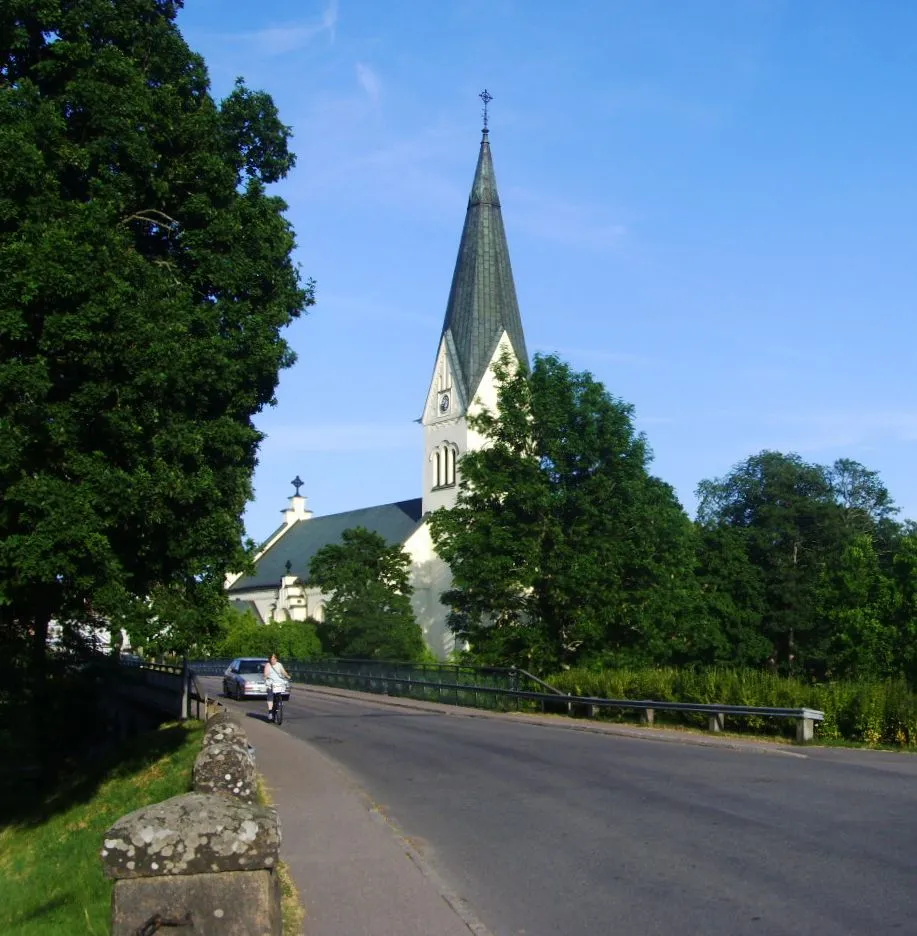 Photo showing: The church in Högsby, Sweden.