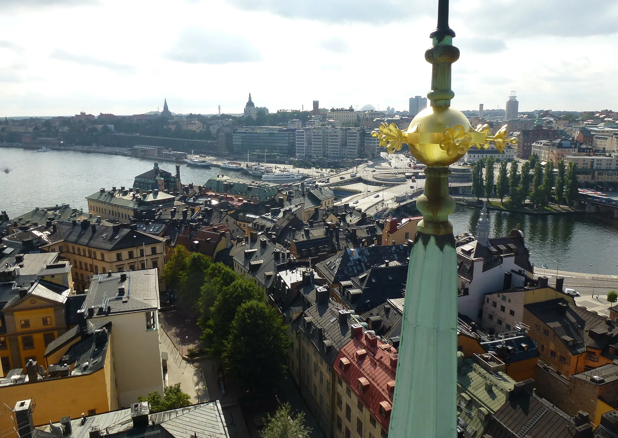 Photo showing: Tyska kyrkan vy mot syd