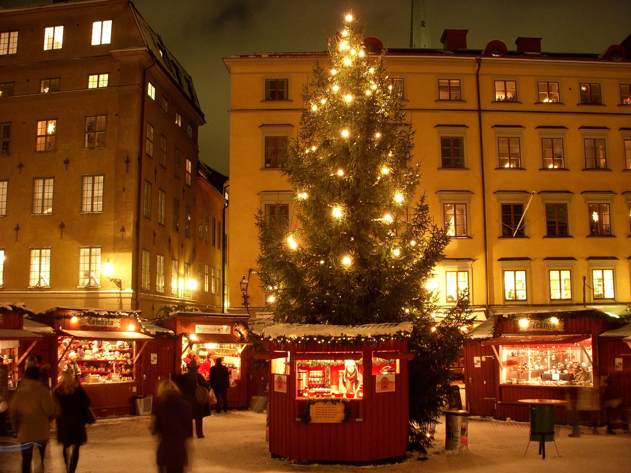 Photo showing: Julmarknad i Gamla stan