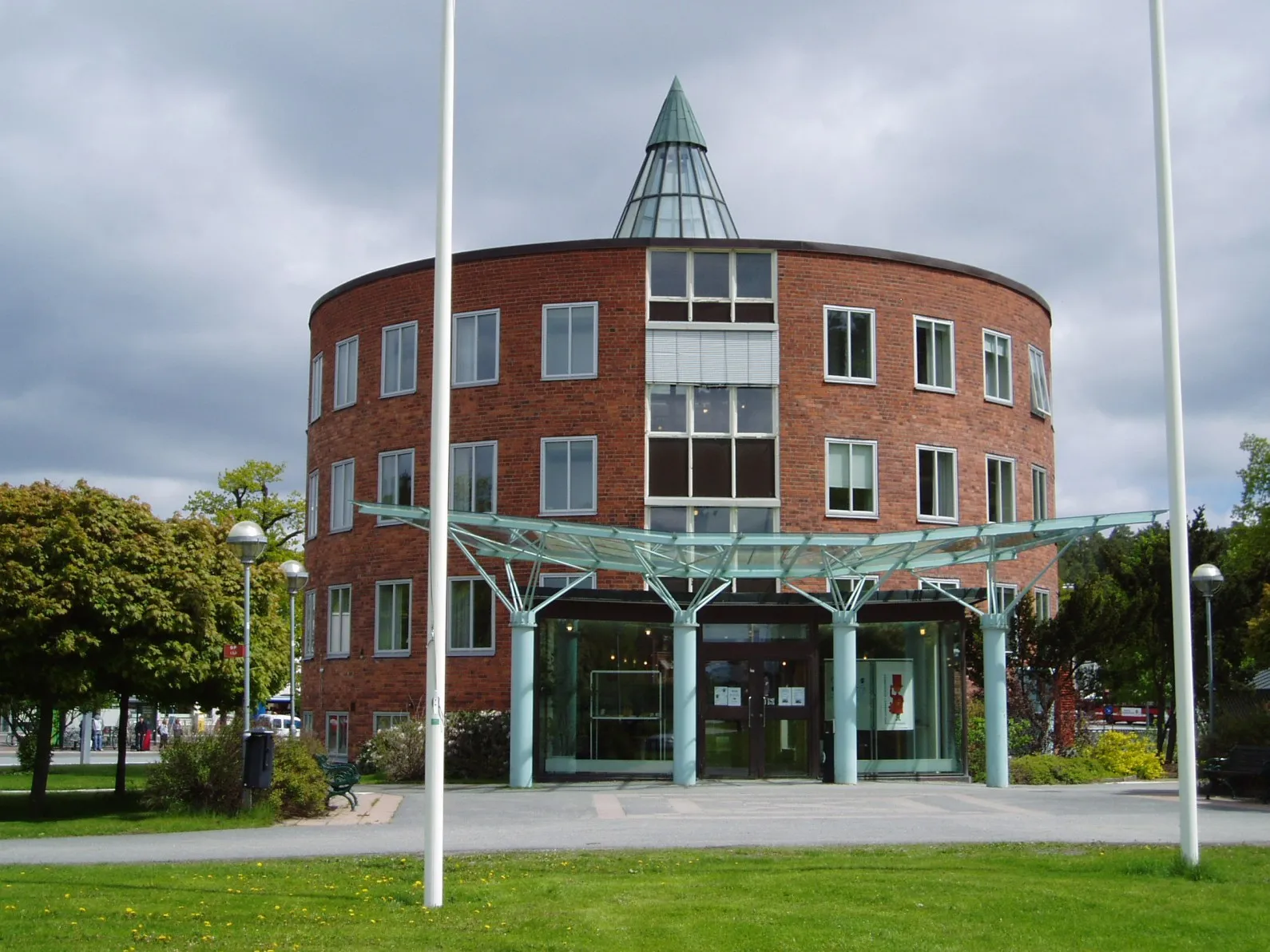 Photo showing: Library, Gustavsberg, Värmdö municipality, Sweden