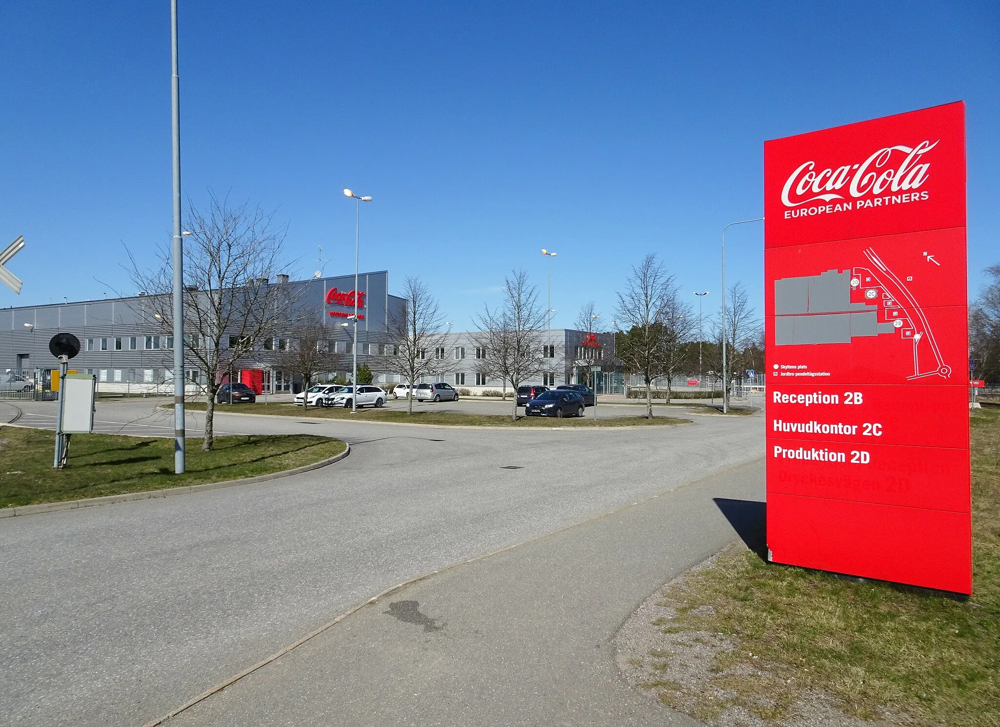 Photo showing: Coca-Cola, Jordbro industriområde