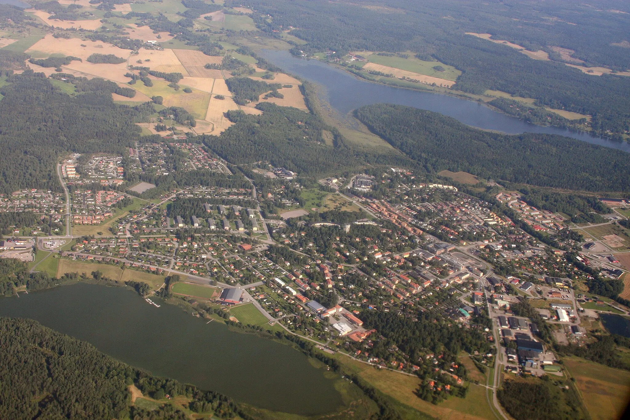 Photo showing: Rimbo town in Norrtälje kommun, eastern Sweden.