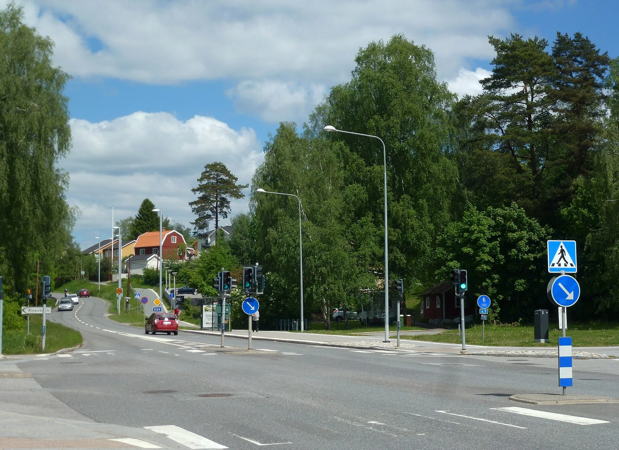 Photo showing: Tätorten Vårsta i Botkyrka kommun, Dalvägen