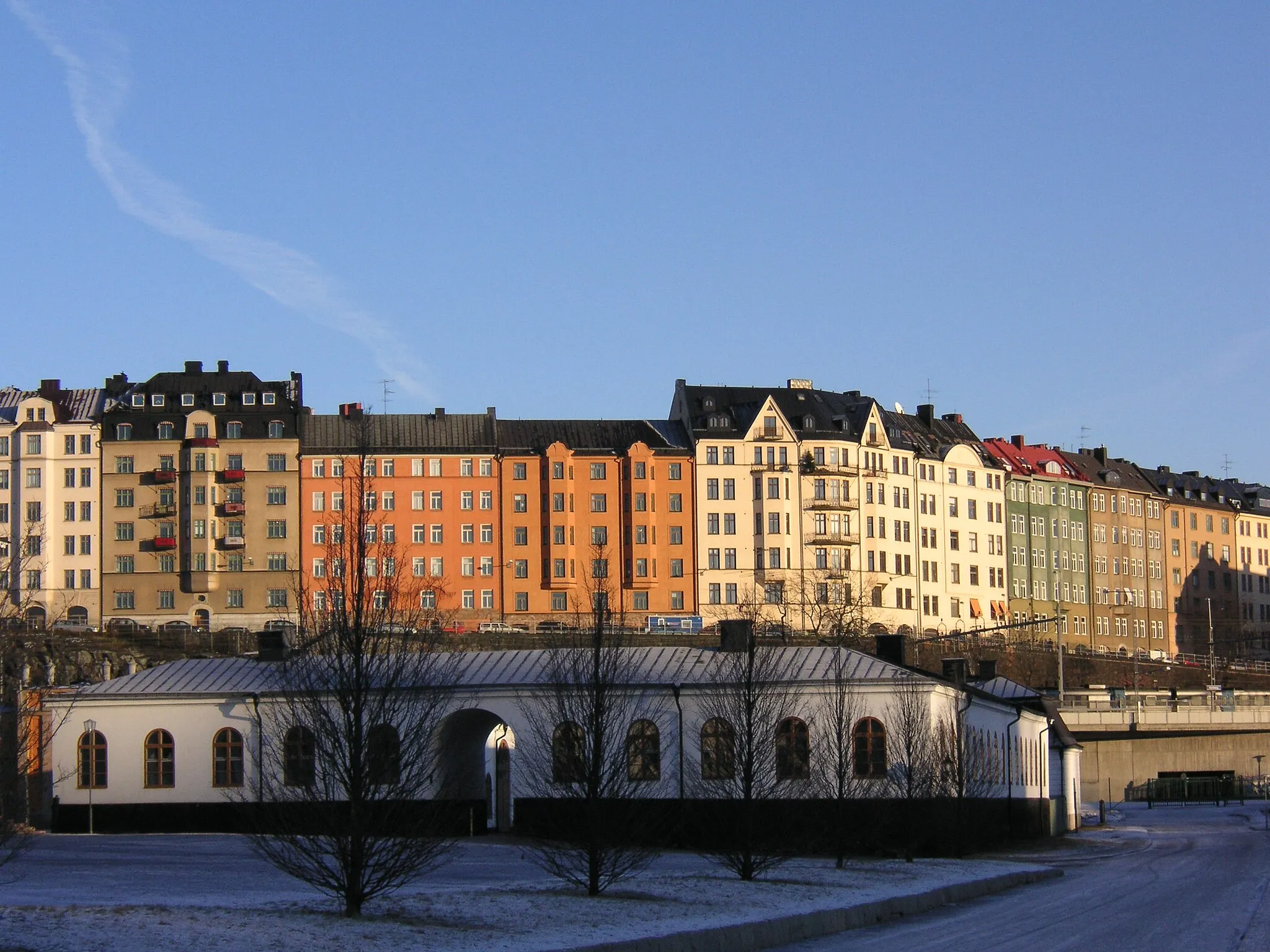 Photo showing: Vasastadens gräns mot söder, fastigheter vid Rörstrandsgatan.