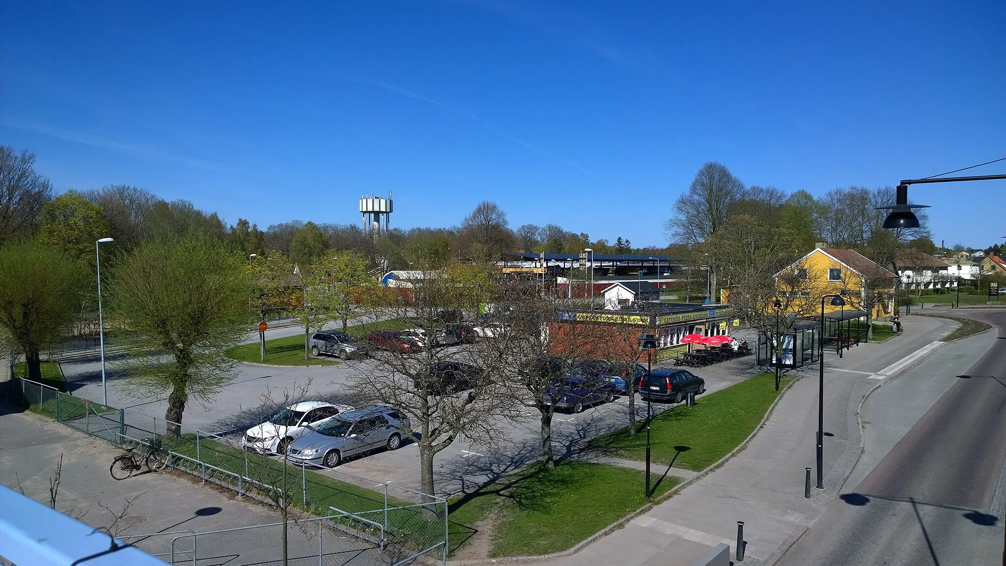 Photo showing: Jämjö mit Blick auf den Wasserturm