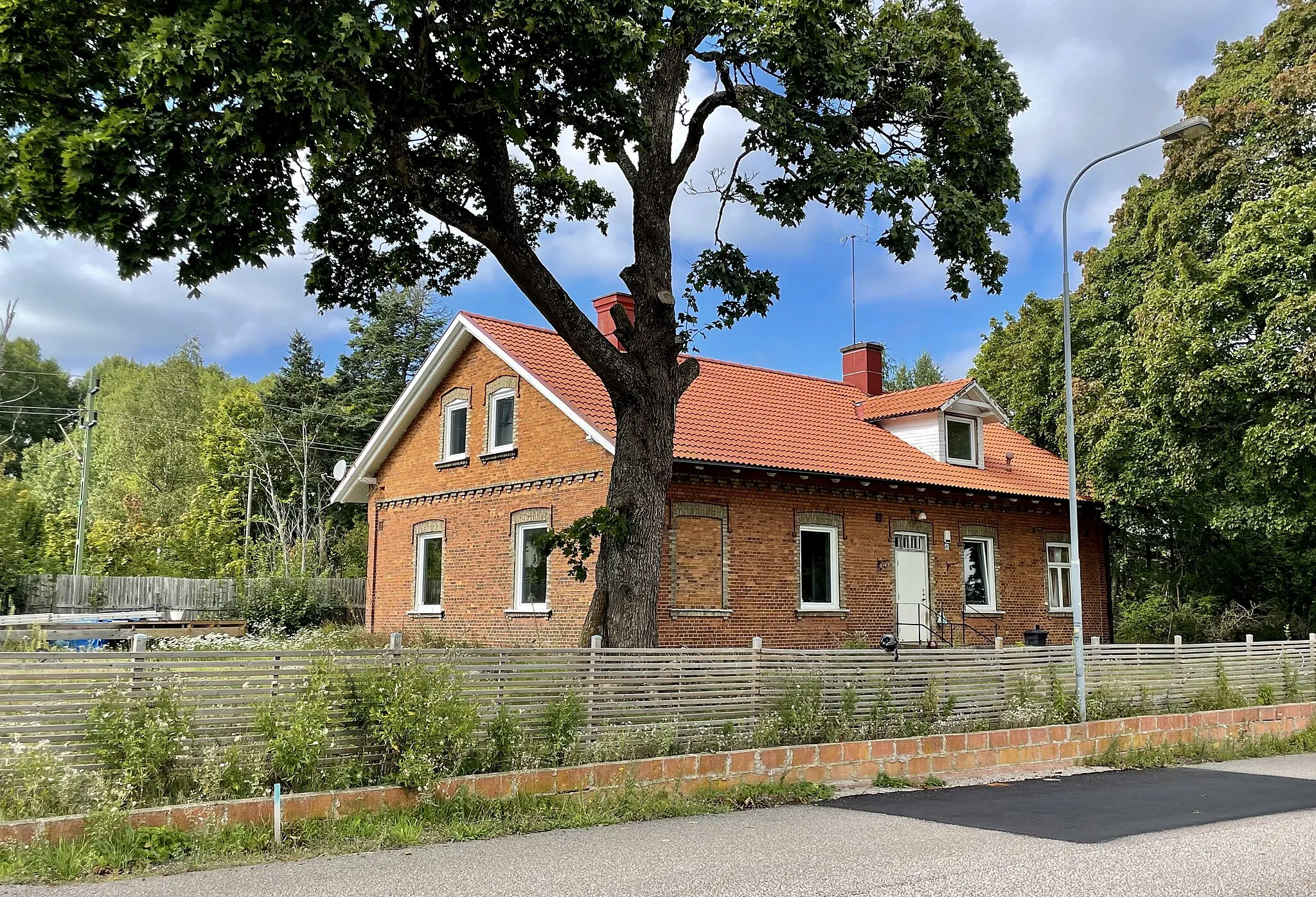 Photo showing: Former railway station in Kallinge.