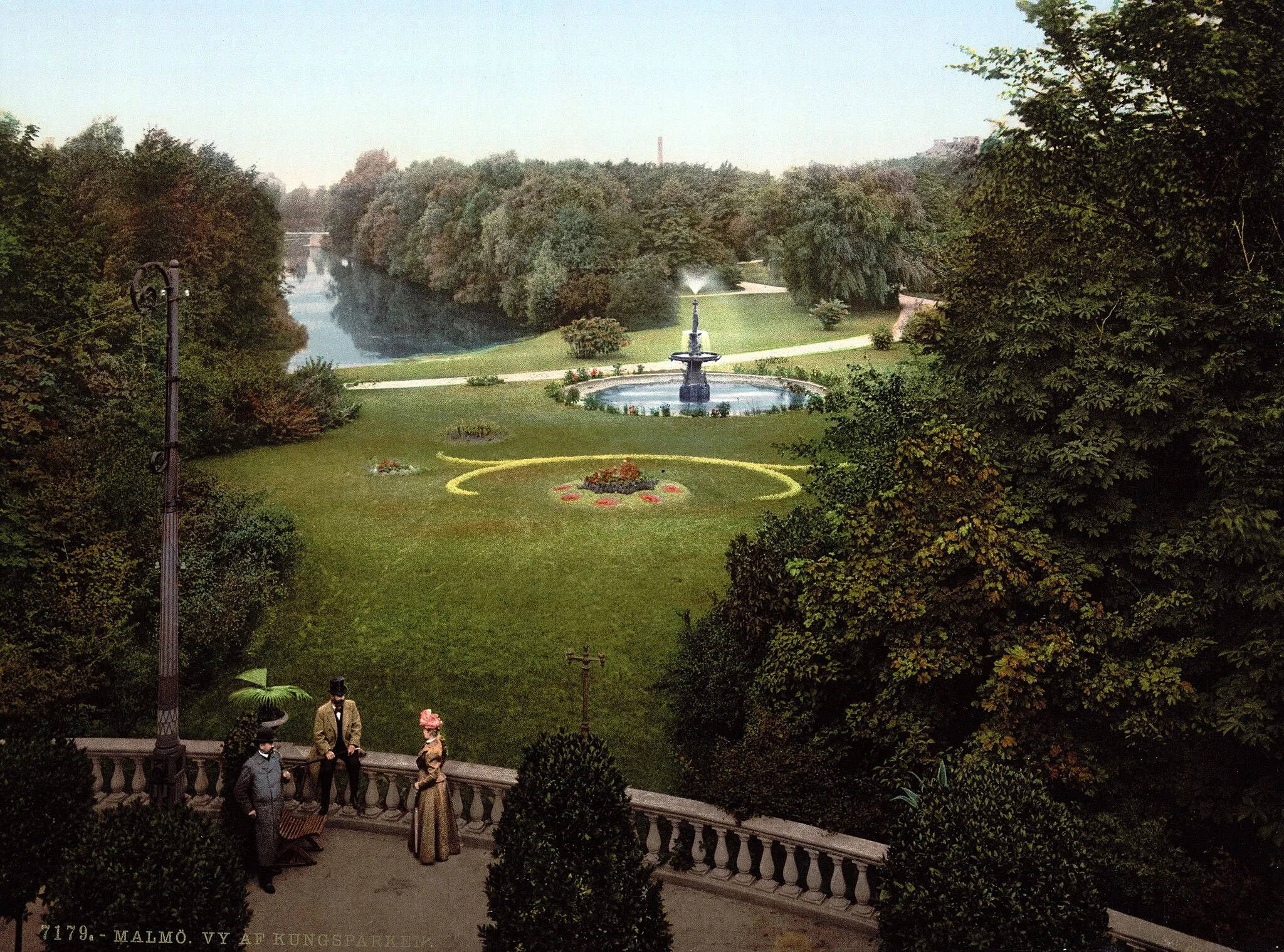 Photo showing: Malmö. Vy af Kungsparken. / ca. 1890-1900 / Lizenz: de:Public Domain / Quelle: de:Library of Congress / Bildersuchmaske der Library of Congress