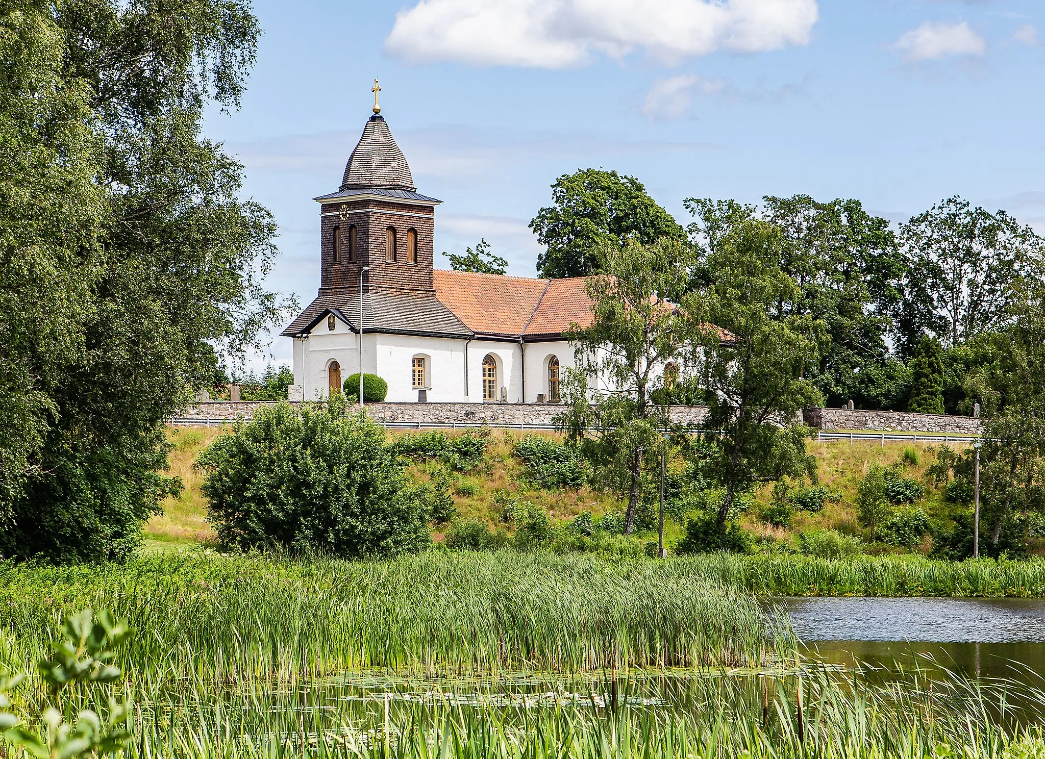 Photo showing: Örkelljunga kyrka (Örkelljunga Church) in Örkelljunga, Sweden.