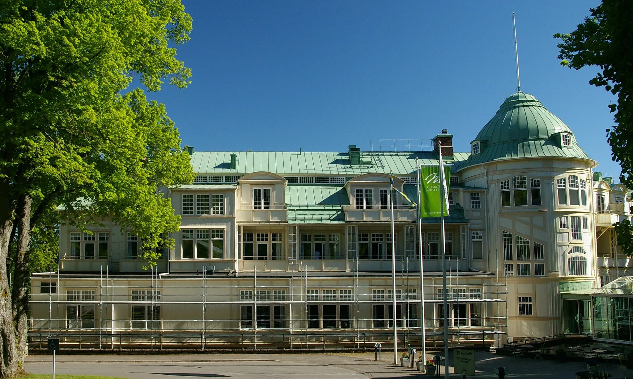 Photo showing: Mössebergs kurort (swedish: Mösseberg Spa) in Falköping, Västergötland, Sweden