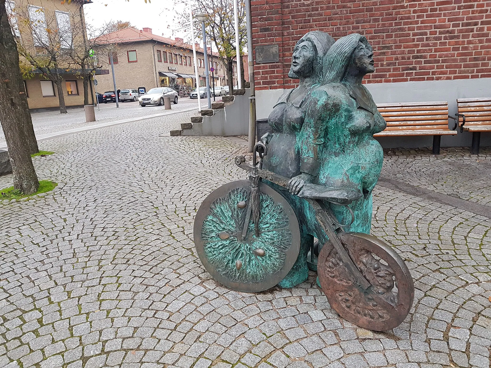 Photo showing: Skulptur i Hyltebruk.