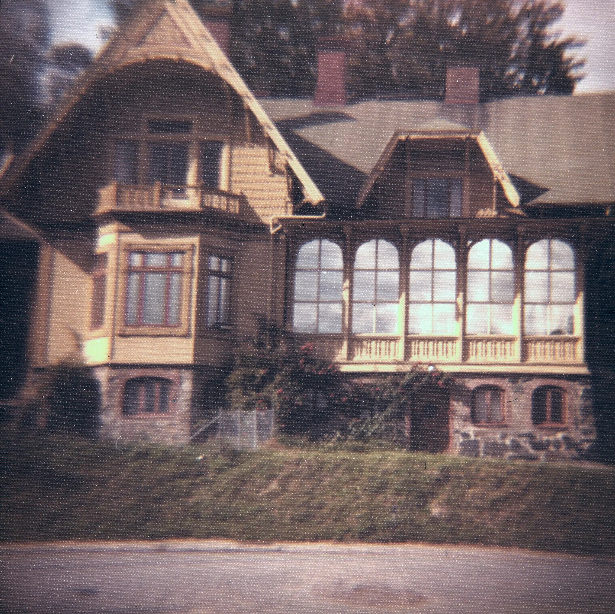 Photo showing: "Slottet" i Lerum, vid Allégatan, 1974