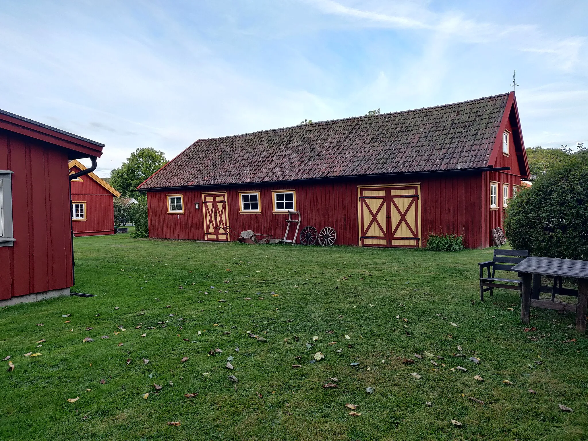 Photo showing: Dergårdens hembygdspark i Lerum.