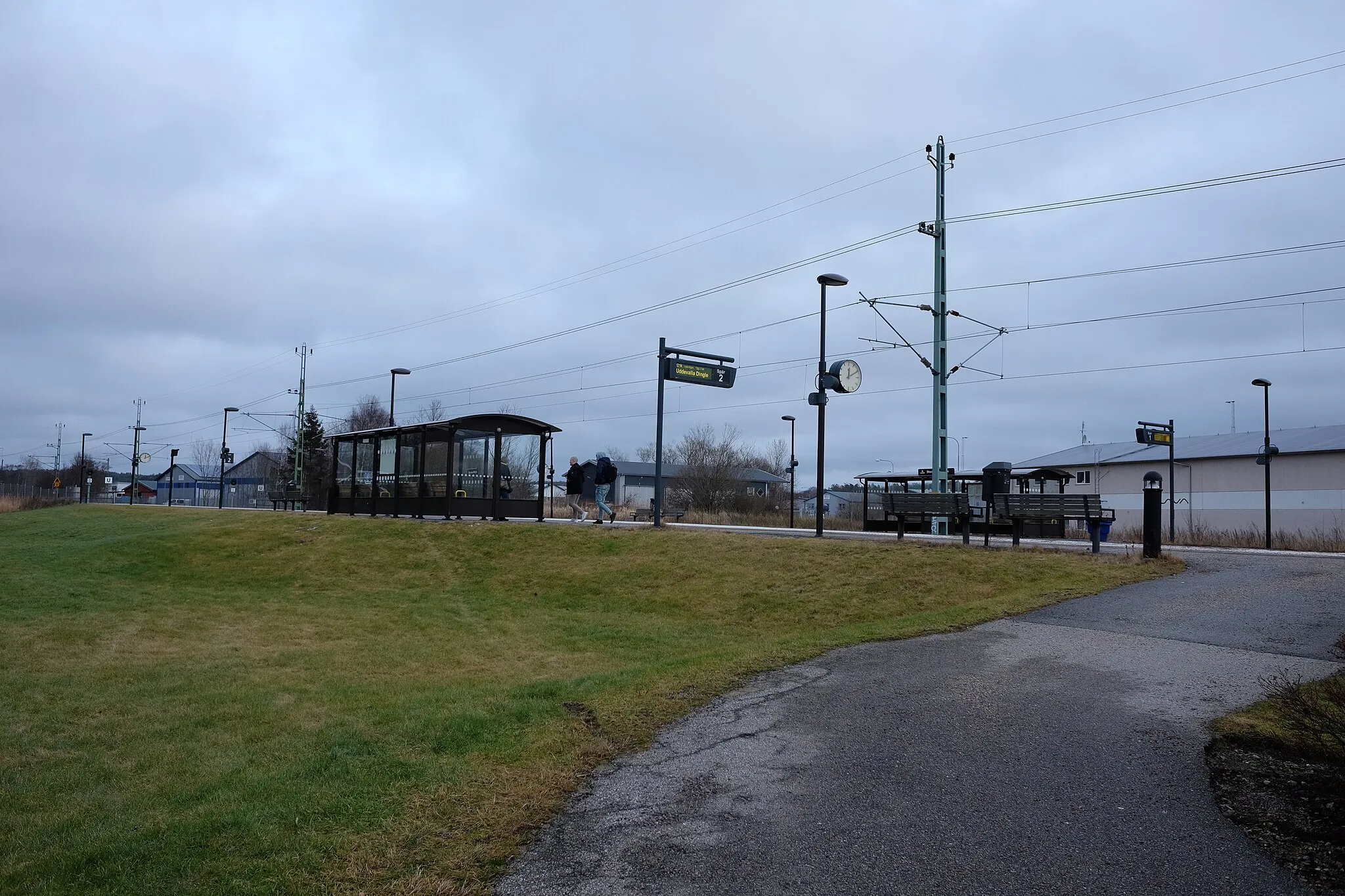 Photo showing: Stora Höga järnvägsstation.