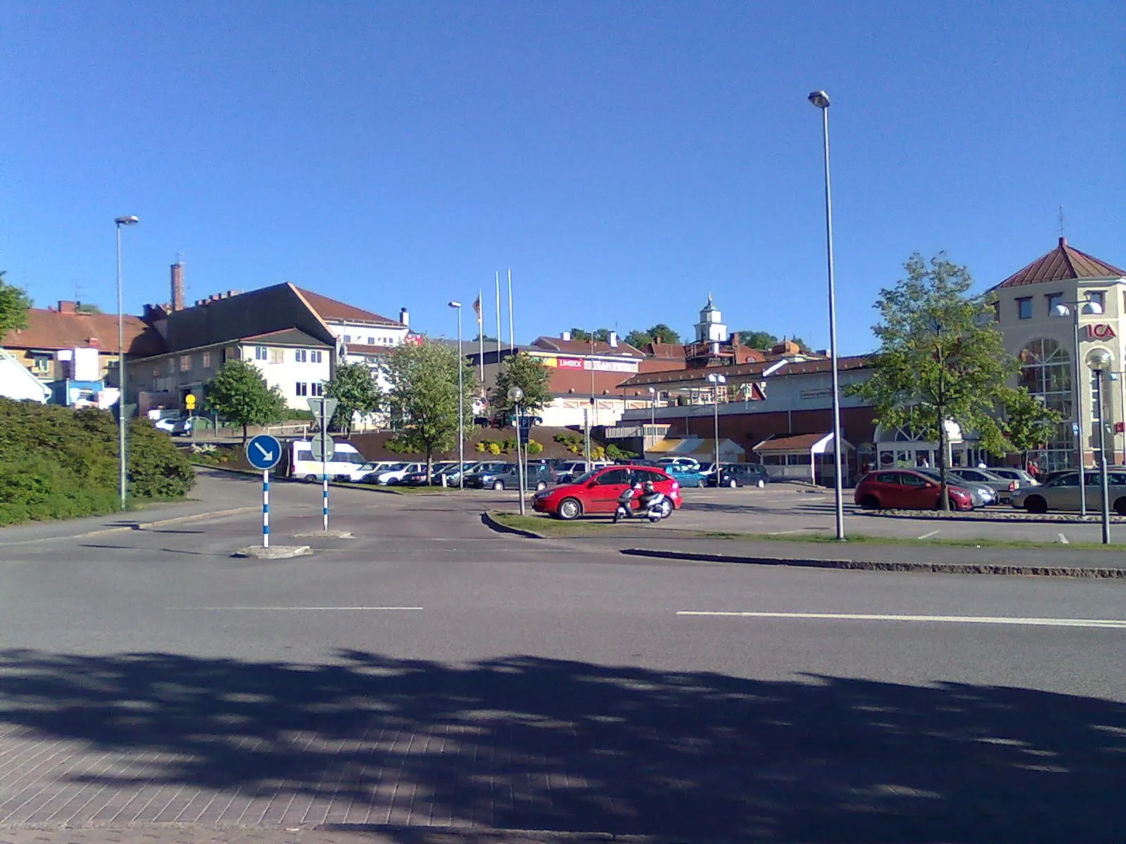 Photo showing: View towards east from Strandgatan in Ulricehamn.