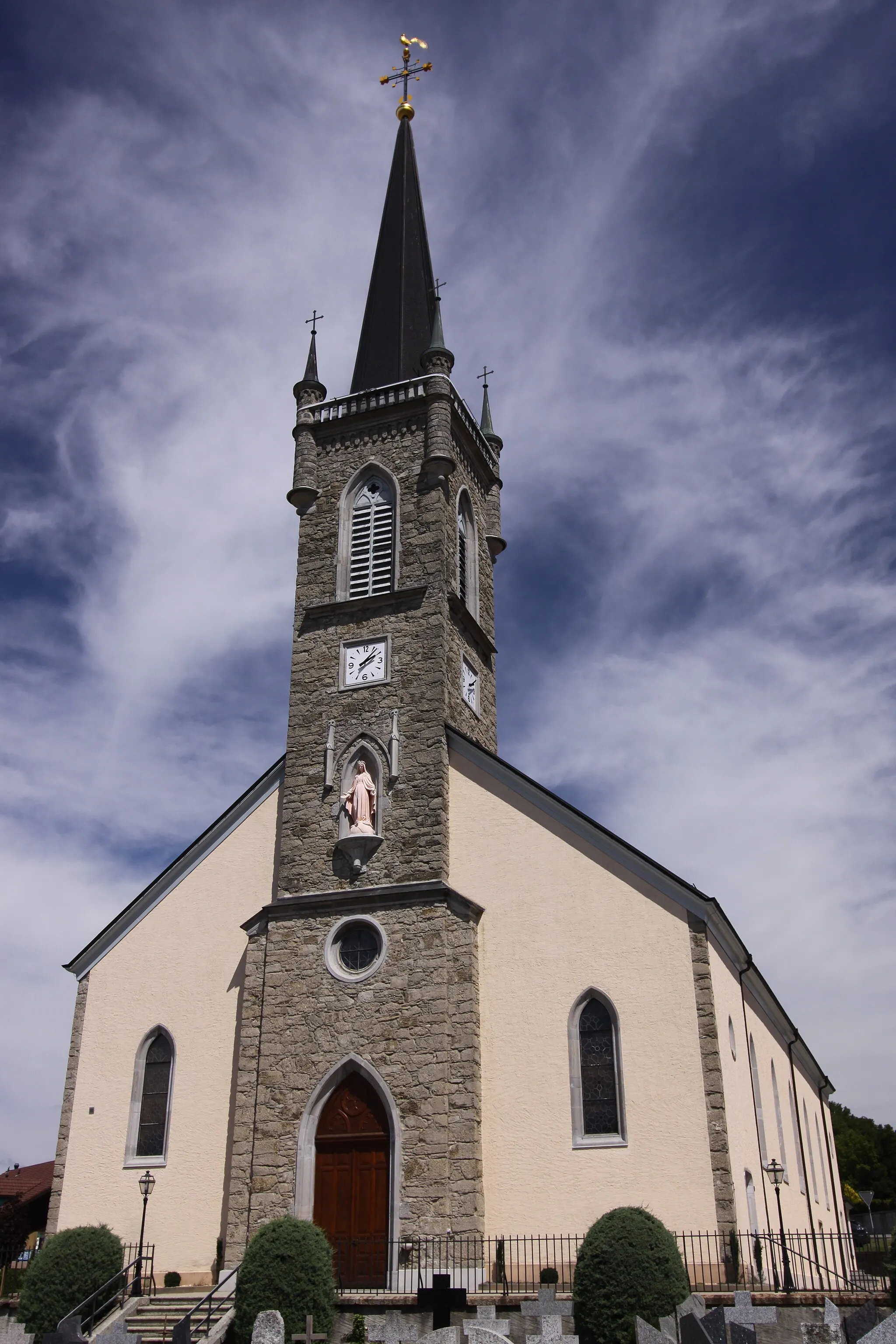 Photo showing: Church of Our Lady of the Assumption, Rue de l’Église 7, Attalens