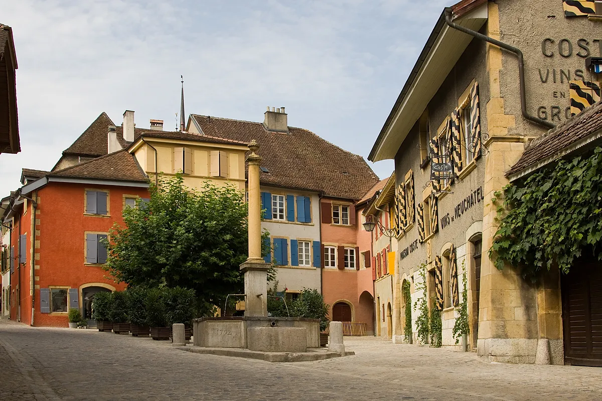 Photo showing: Grand'Rue in Auvernier