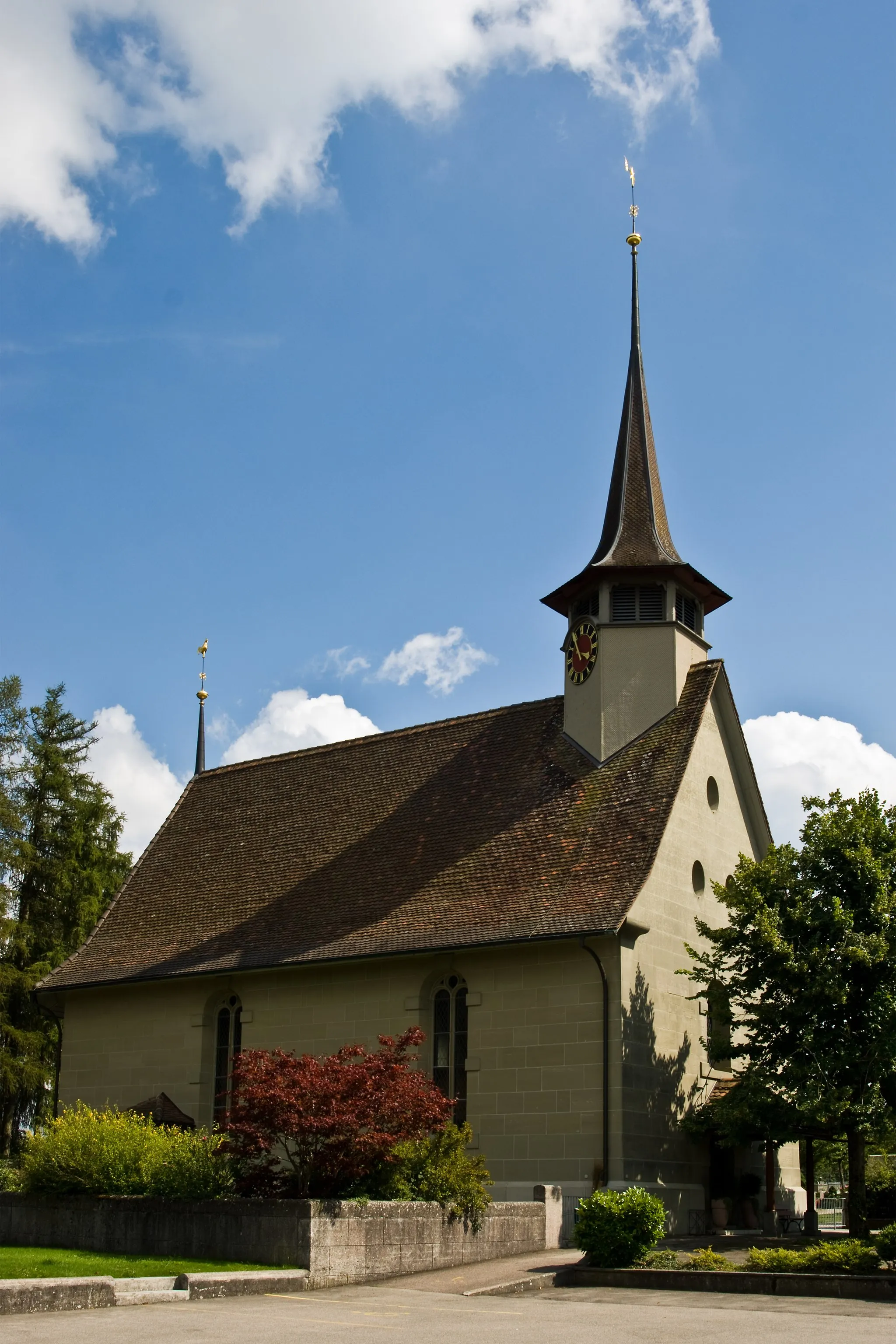 Photo showing: Reformierte Kirche Bätterkinden, Kt. Bern