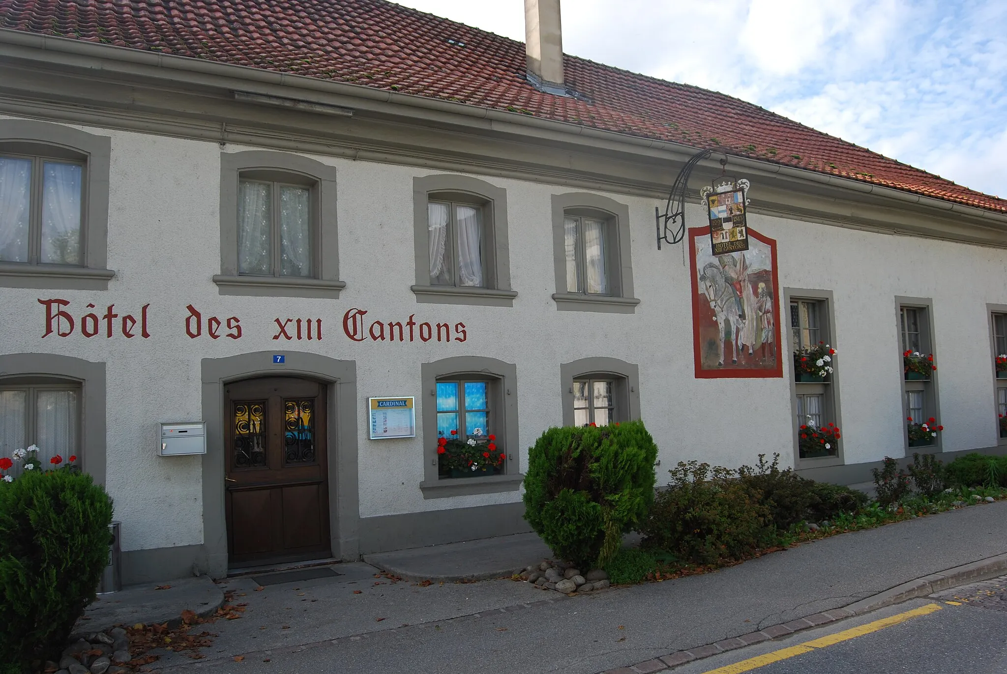 Photo showing: Hôtel des XIII Cantons at Belfaux, canton of Fribourg, Switzerland