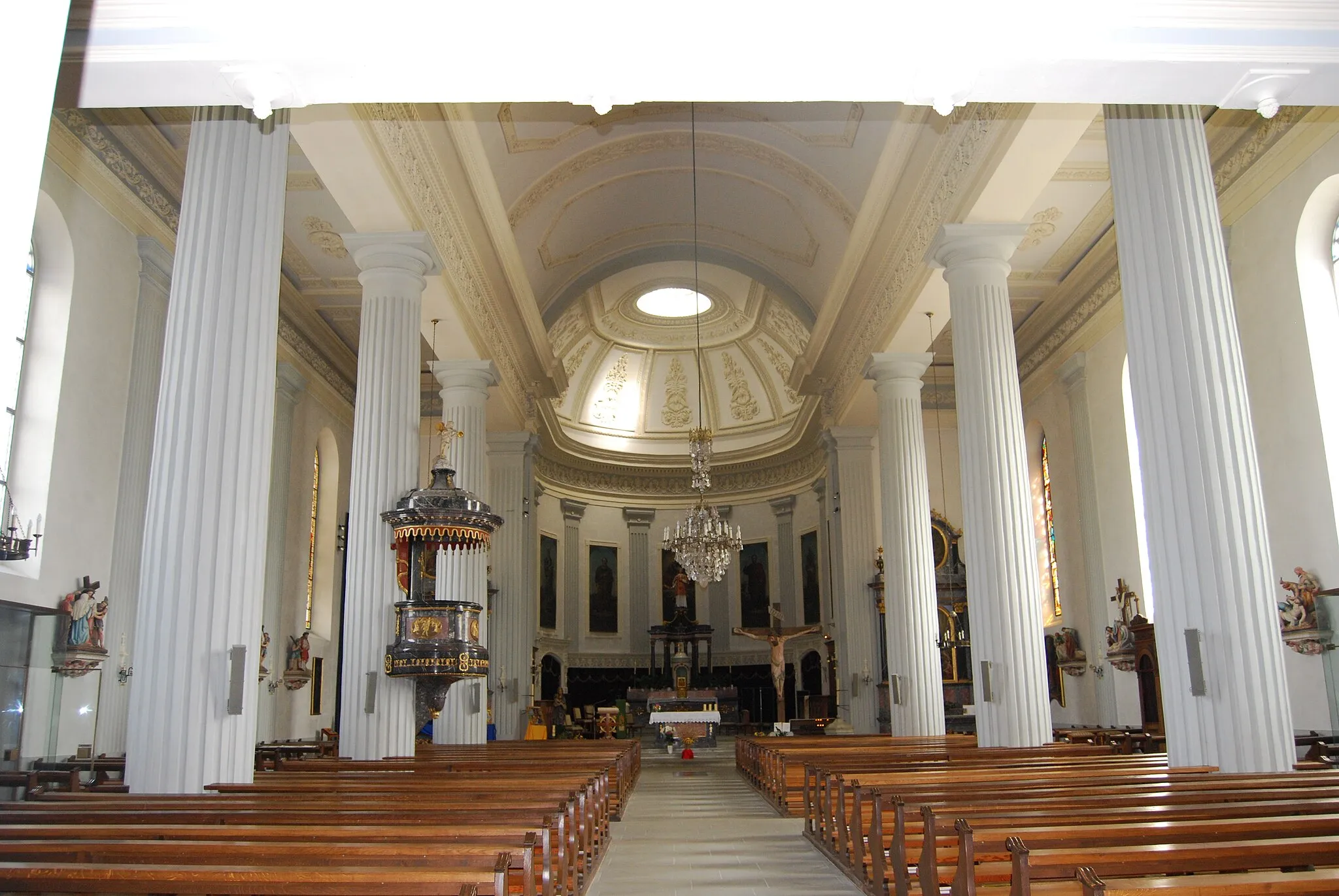 Photo showing: Catholic Church of Belfaux, canton of Fribourg, Switzerland