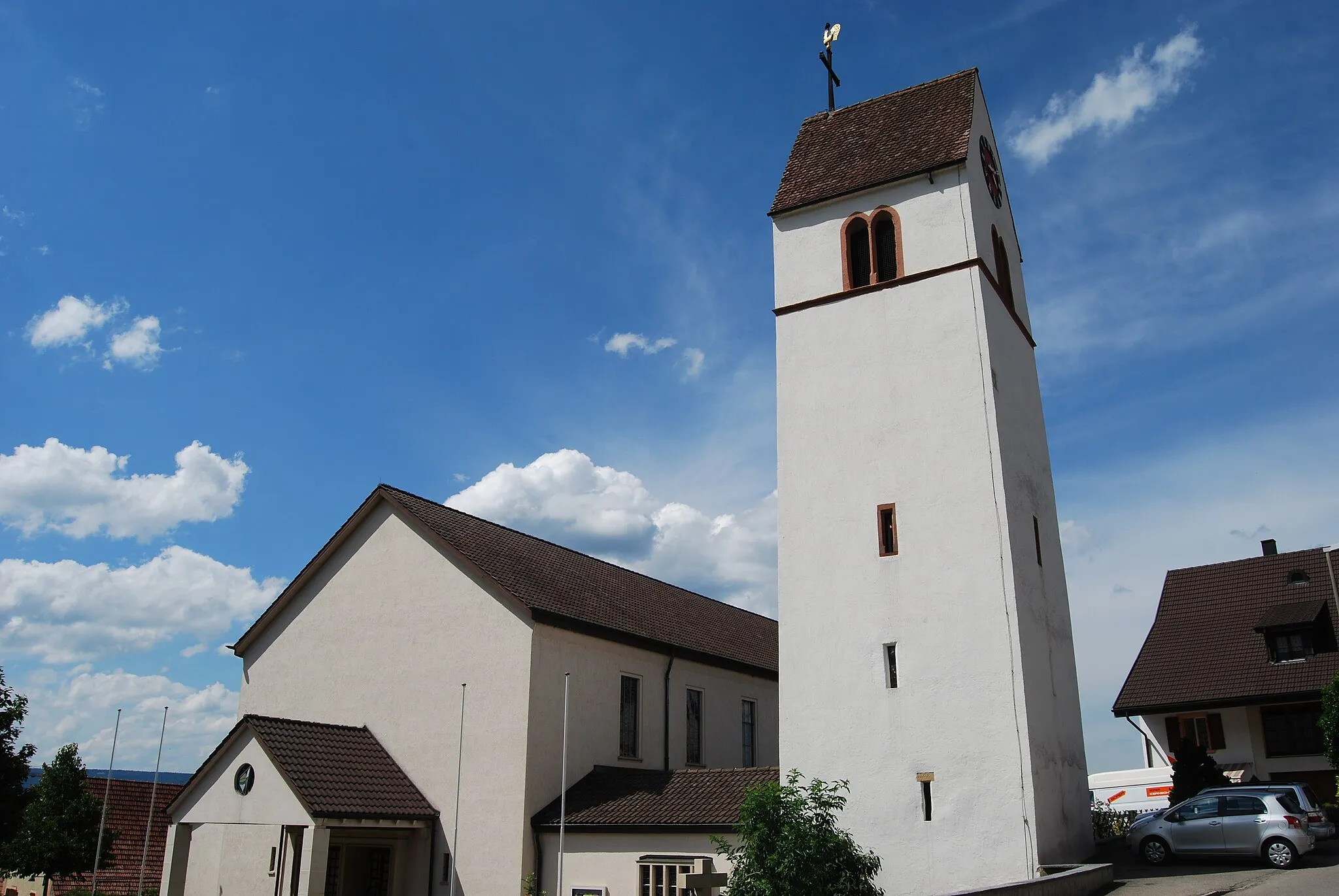 Photo showing: Catholic Church of Büsserach, canton of Solothurn, Switzerland