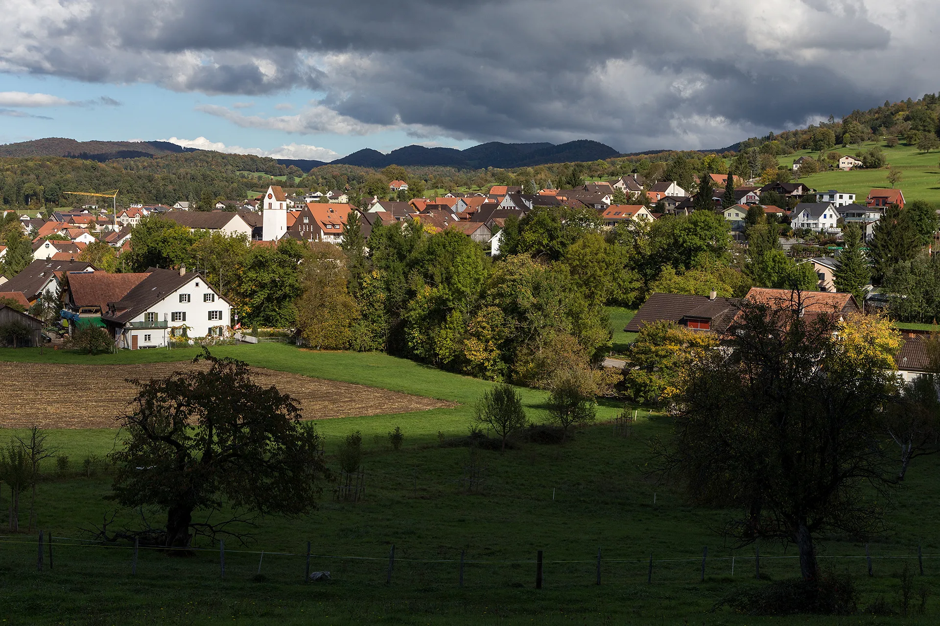 Photo showing: Blick auf Büsserach (SO)