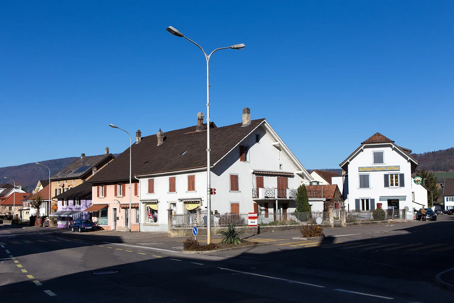 Photo showing: Dorfzentrum von Courroux (JU)