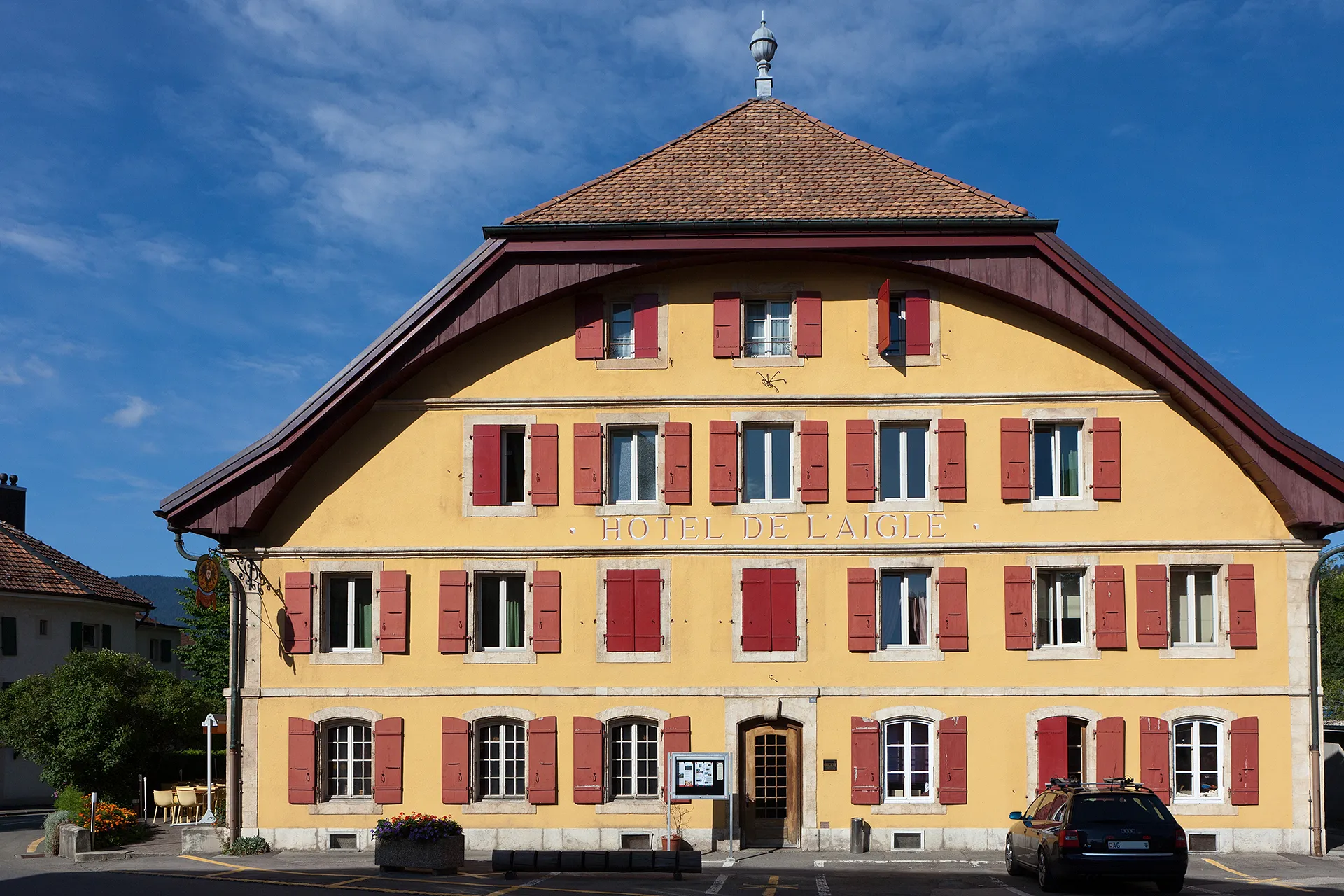 Photo showing: Hôtel de l'Aigle in Couvet