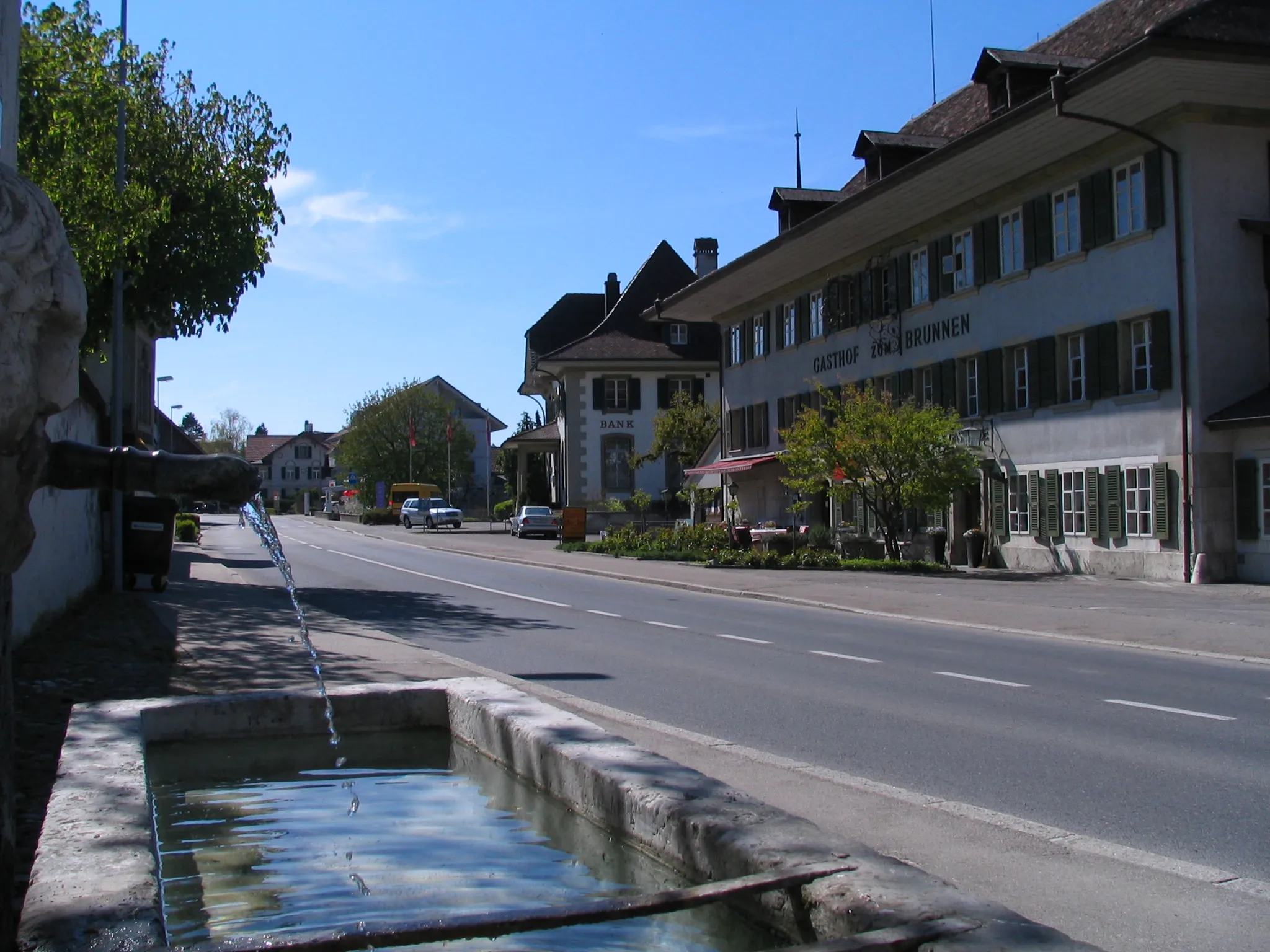 Photo showing: In the center of the village Fraubrunnen