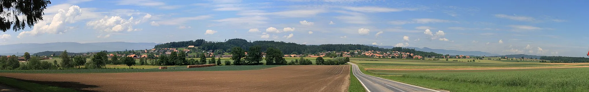 Photo showing: Panorama von Grossaffoltern