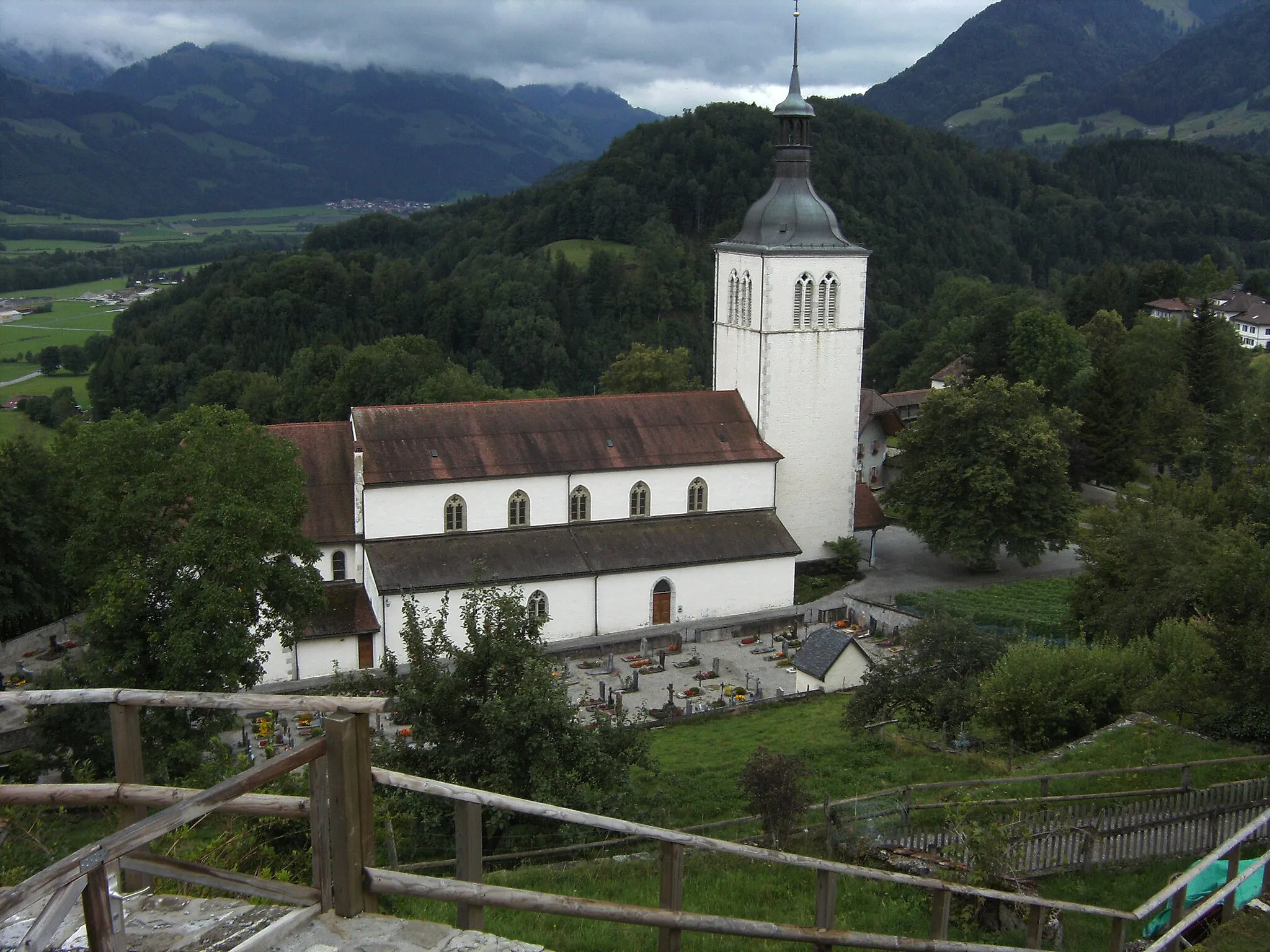 Photo showing: Gruyères (Canton de Fribourg - Suisse) - église Saint-Théodule.