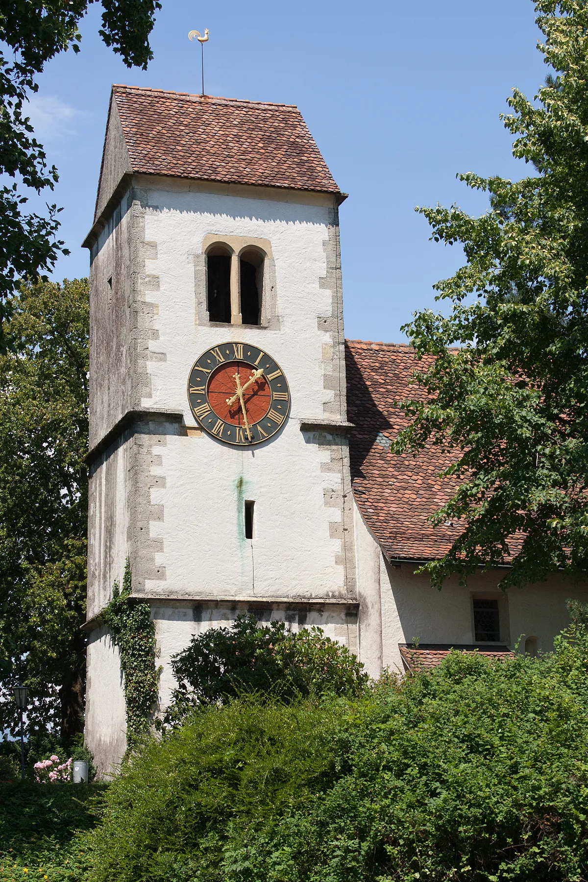 Photo showing: Reformierte Kirche in Ins (BE)