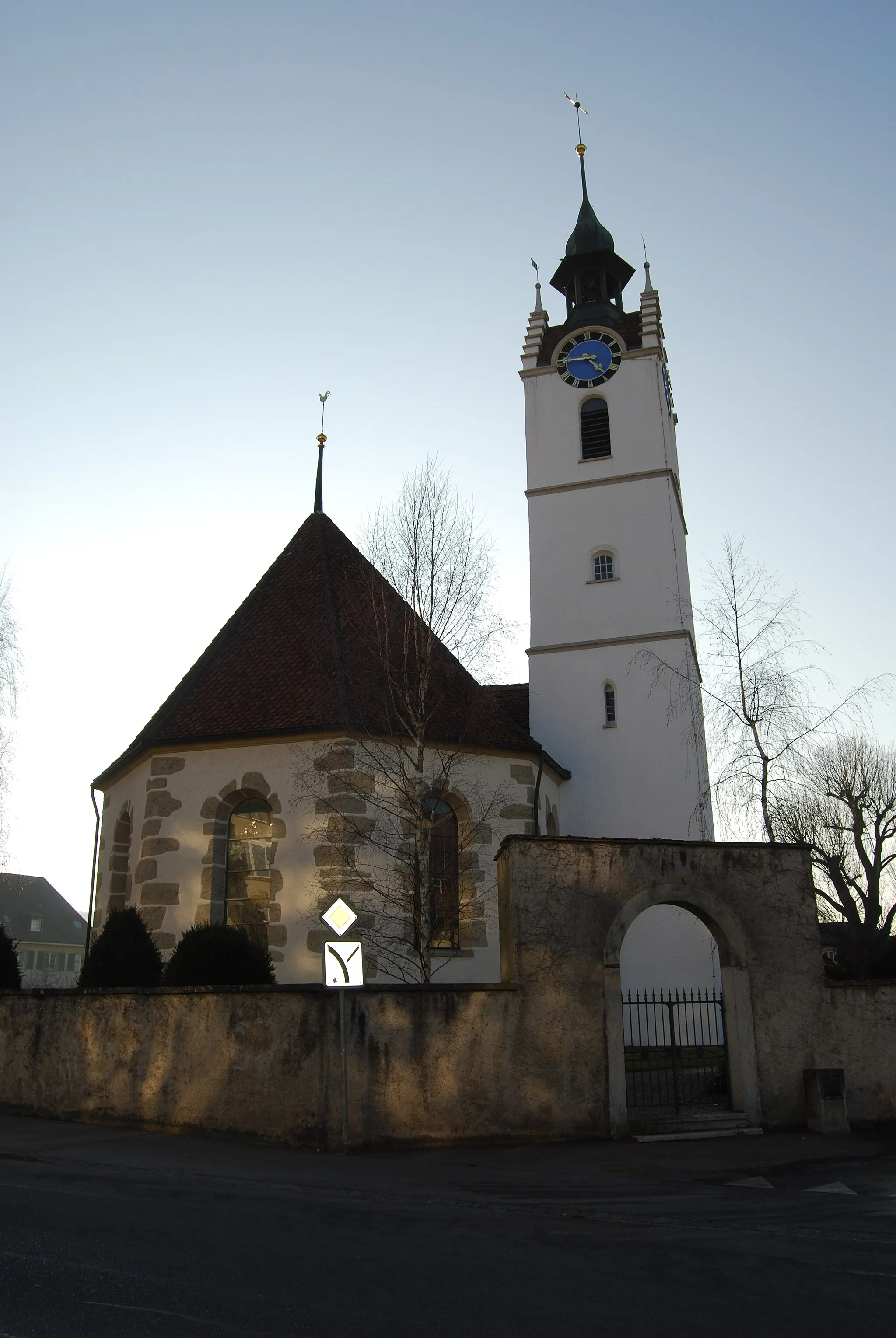 Photo showing: Protestant Church of Lotzwil, canton of Bern, Switzerland