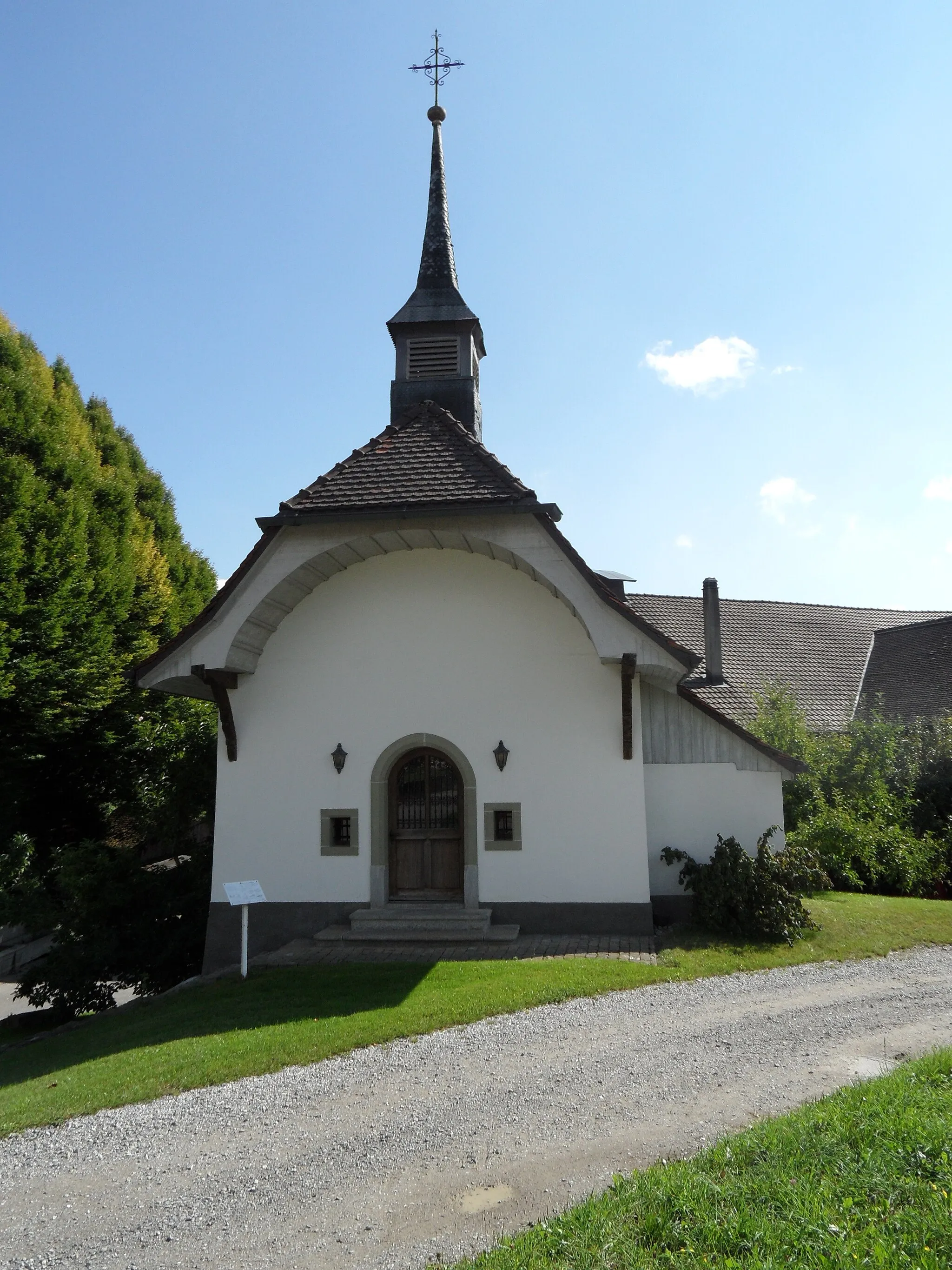 Photo showing: Chapelle Sainte-Famille à Marly, canton de Fribourg en Suisse