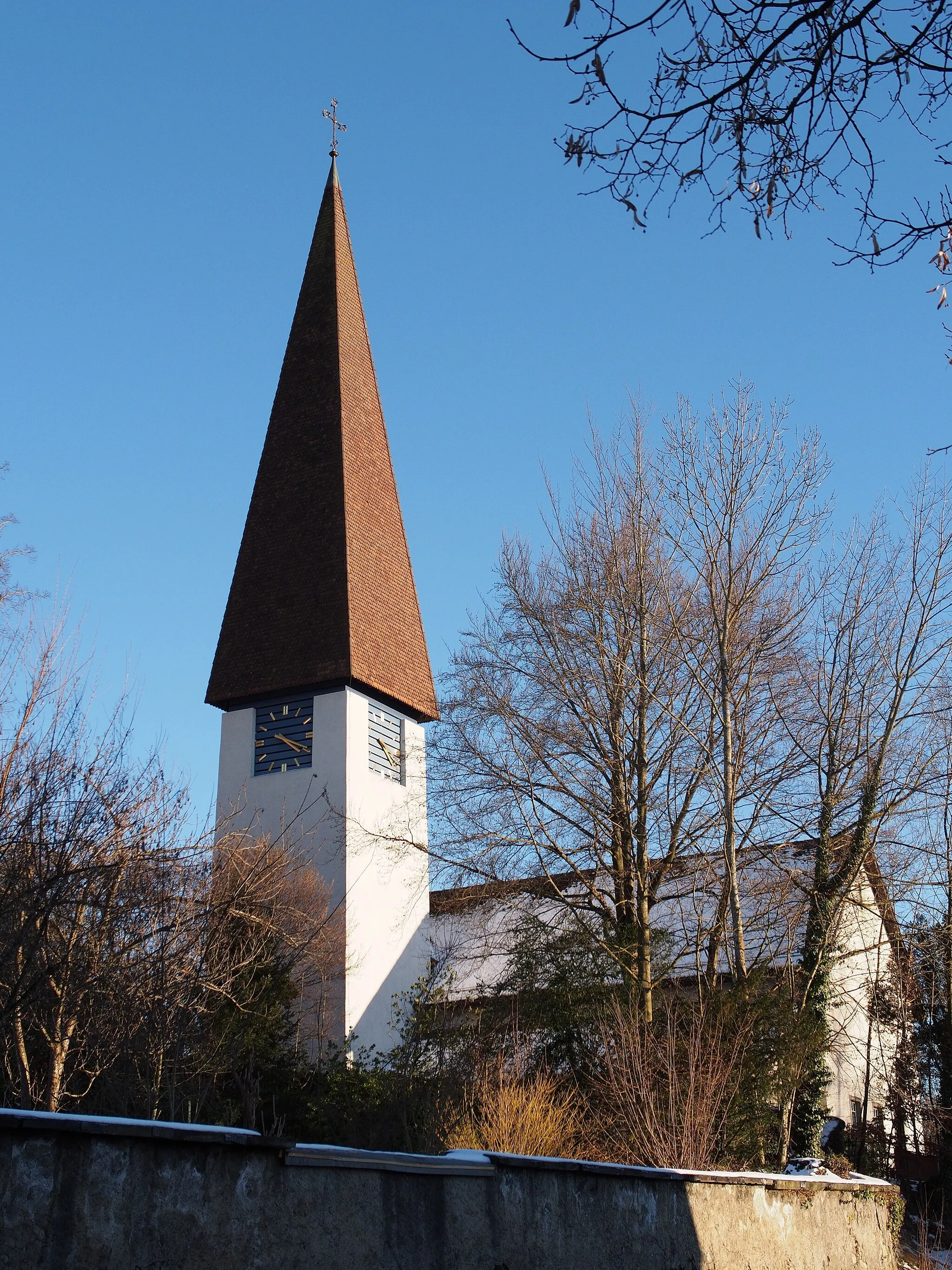 Photo showing: The protestant church of Muri bei Bern, Switzerland