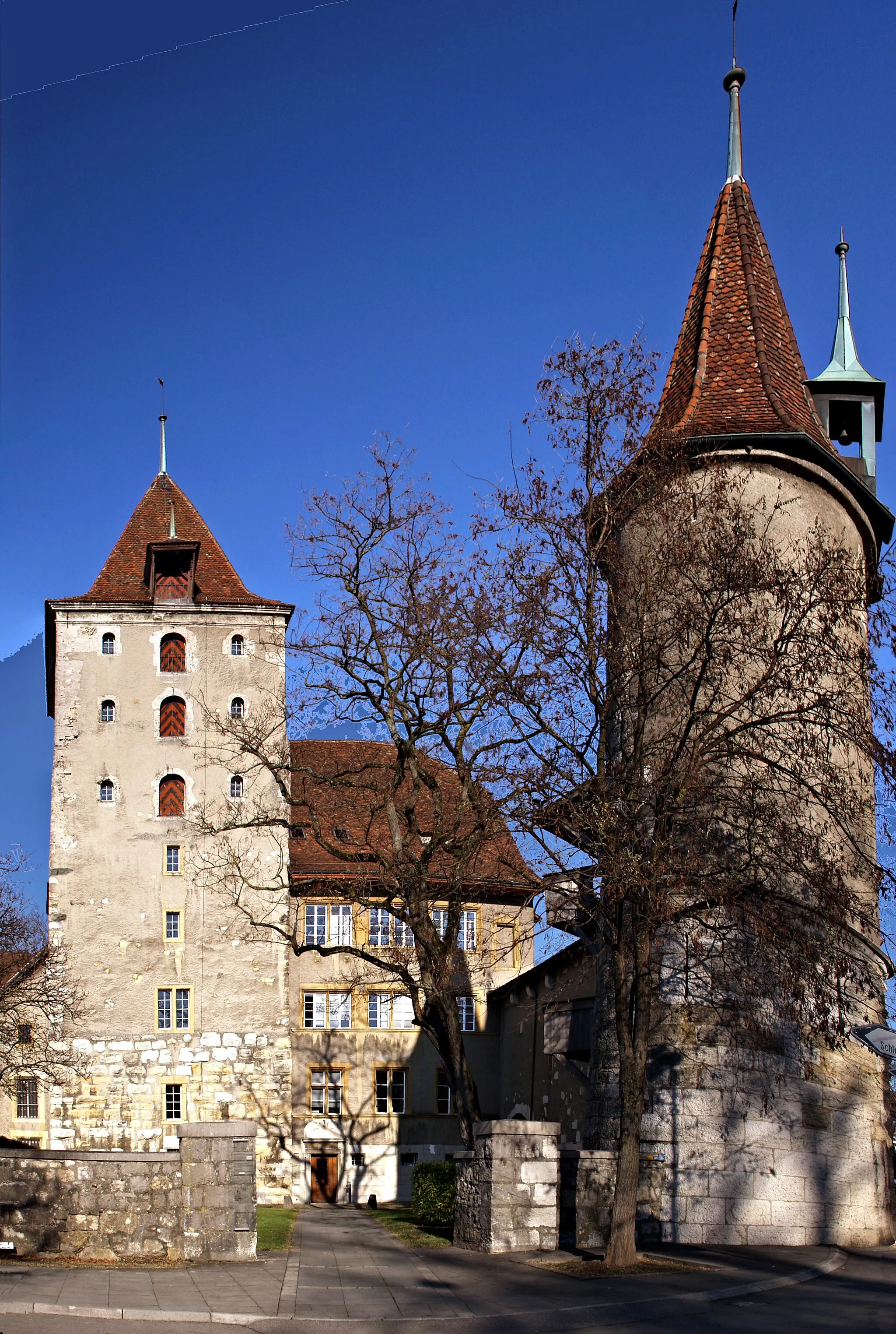 Photo showing: Nidau, Berne (Suisse) - Entrée du château