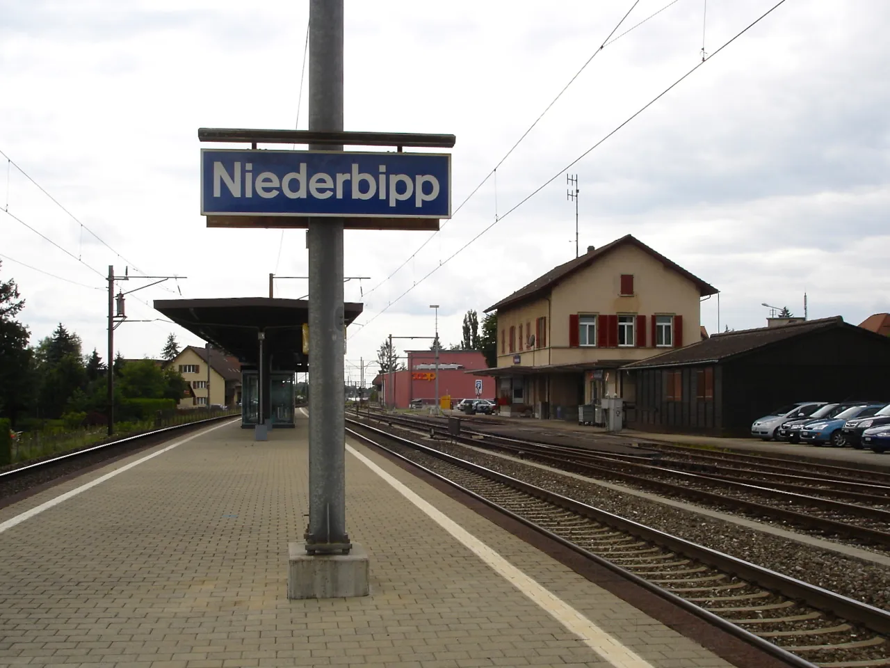 Photo showing: Niederbipp train station.