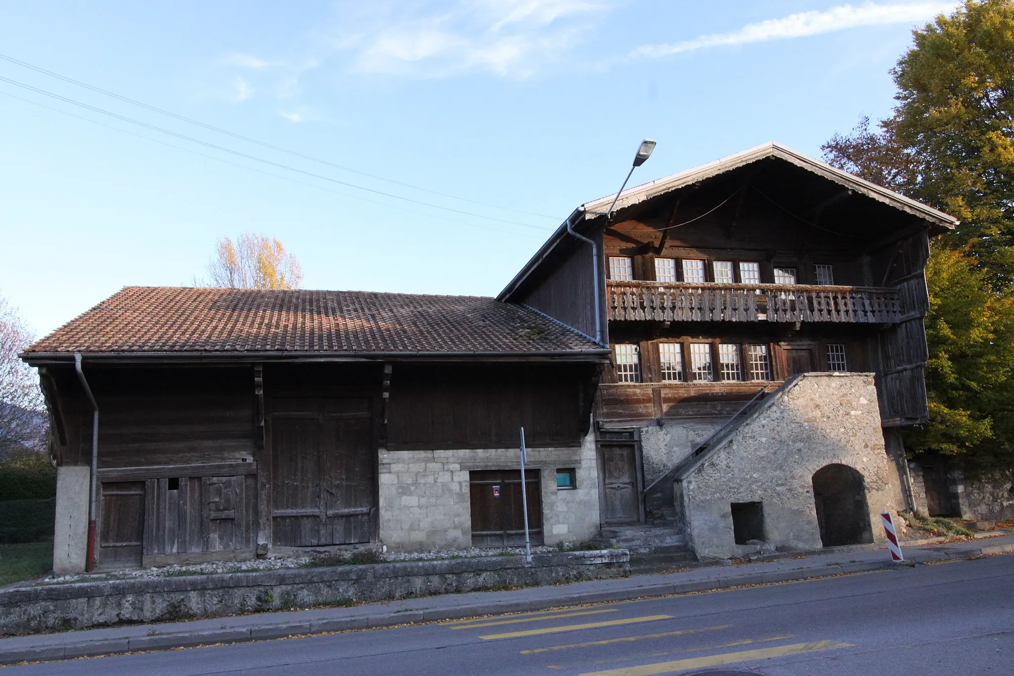 Photo showing: Paysanne House, Rue de la Roulema 10, Riaz