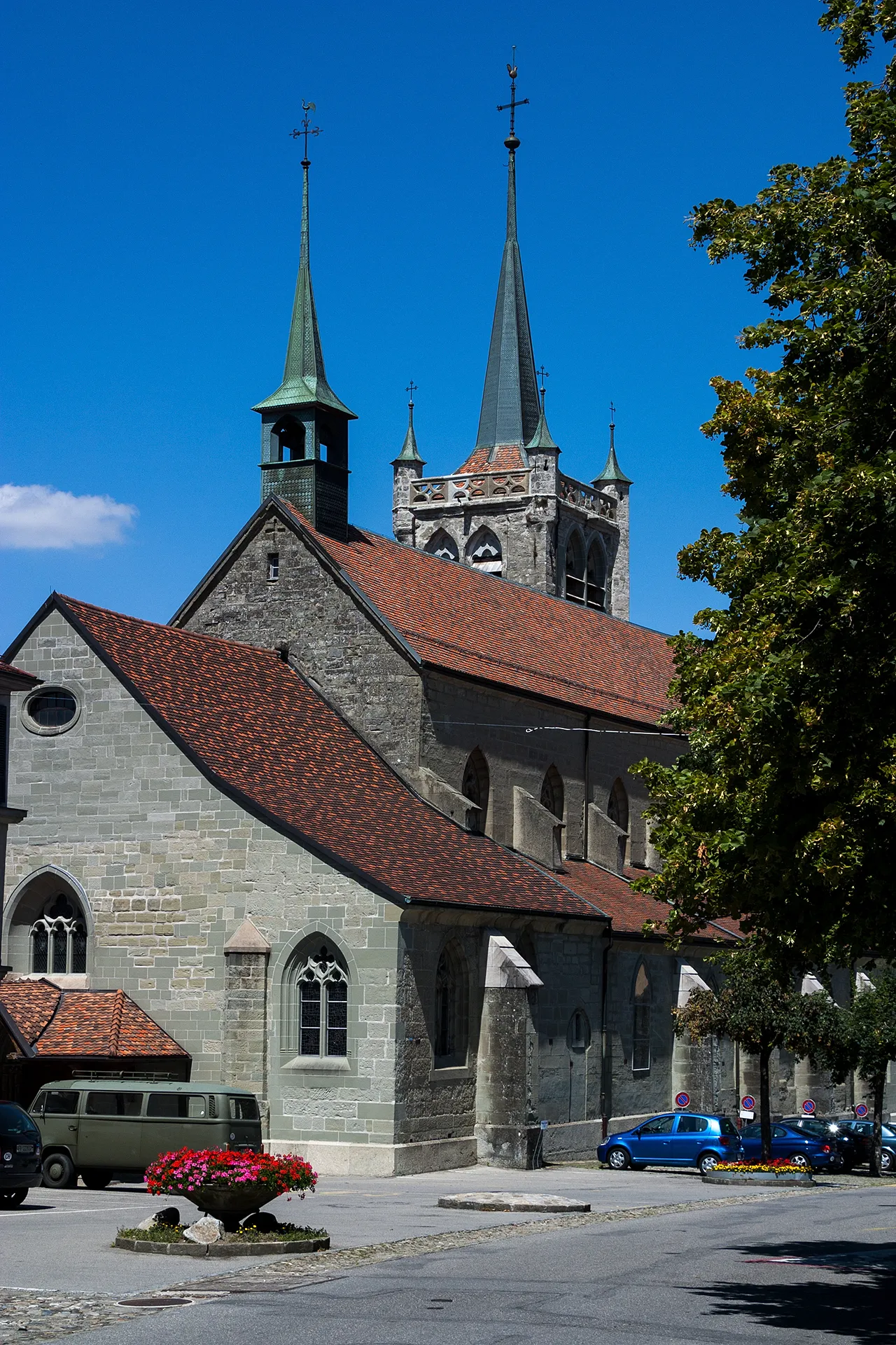 Photo showing: Kollegiatskirche von Romont (FR)