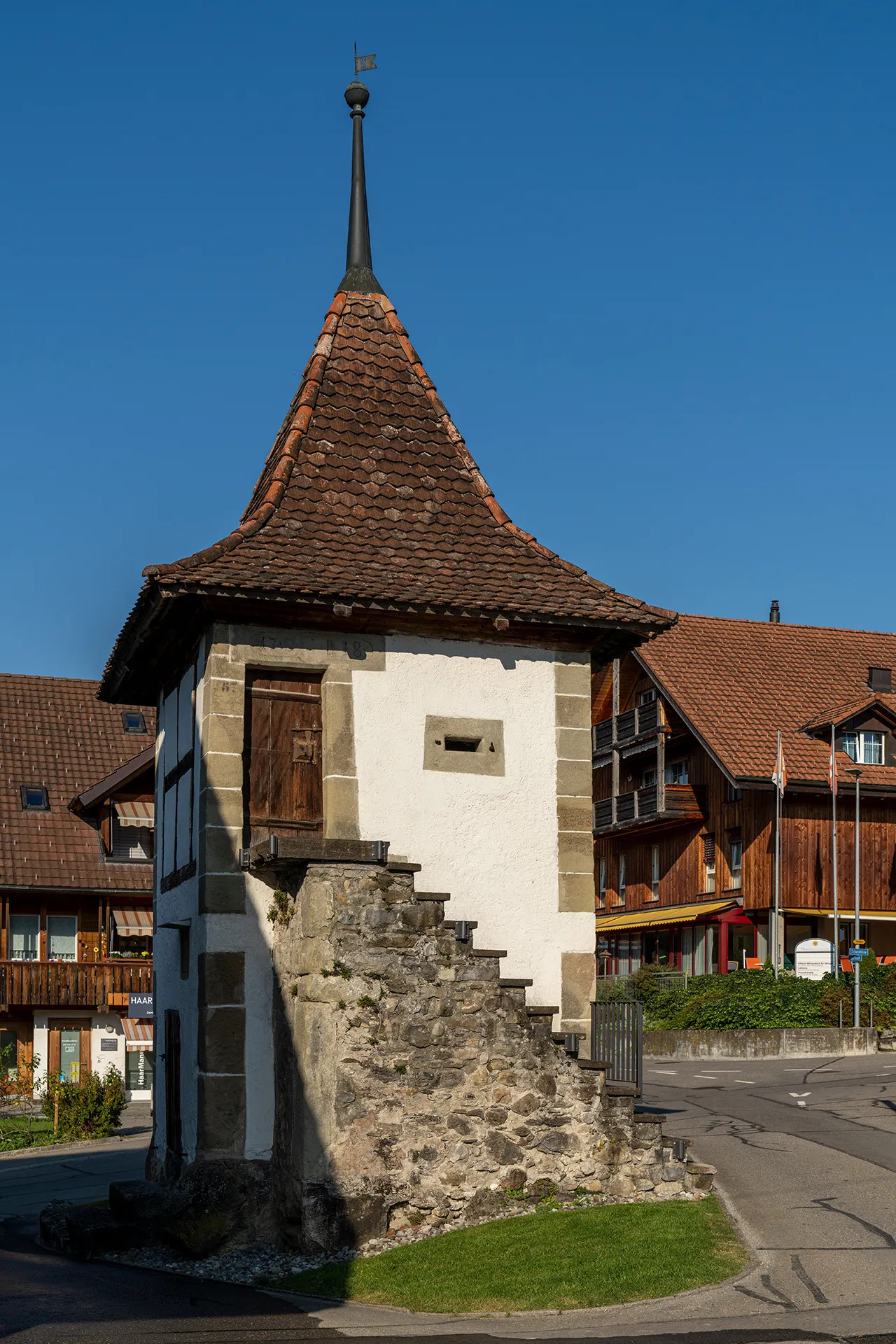 Photo showing: Ehem. Gefängnis- und Archivturm in Seftigen (BE)