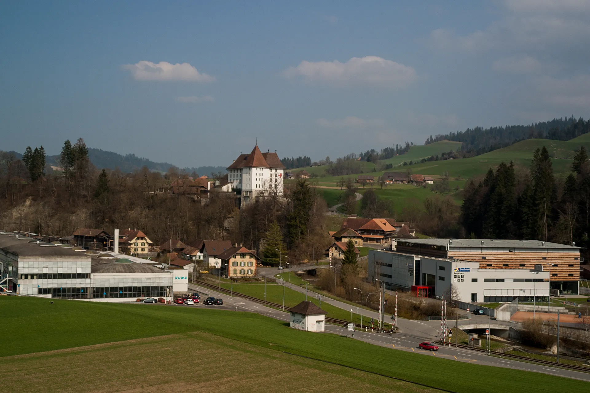 Photo showing: Blick zum Schloss Sumiswald (BE)