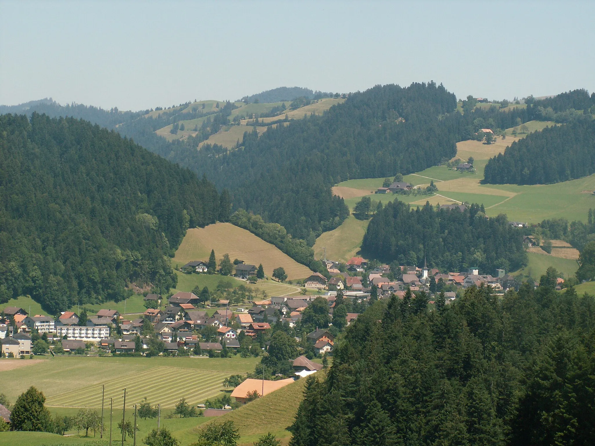 Photo showing: Trubschachen, a village in Switzerland, canton of Berne