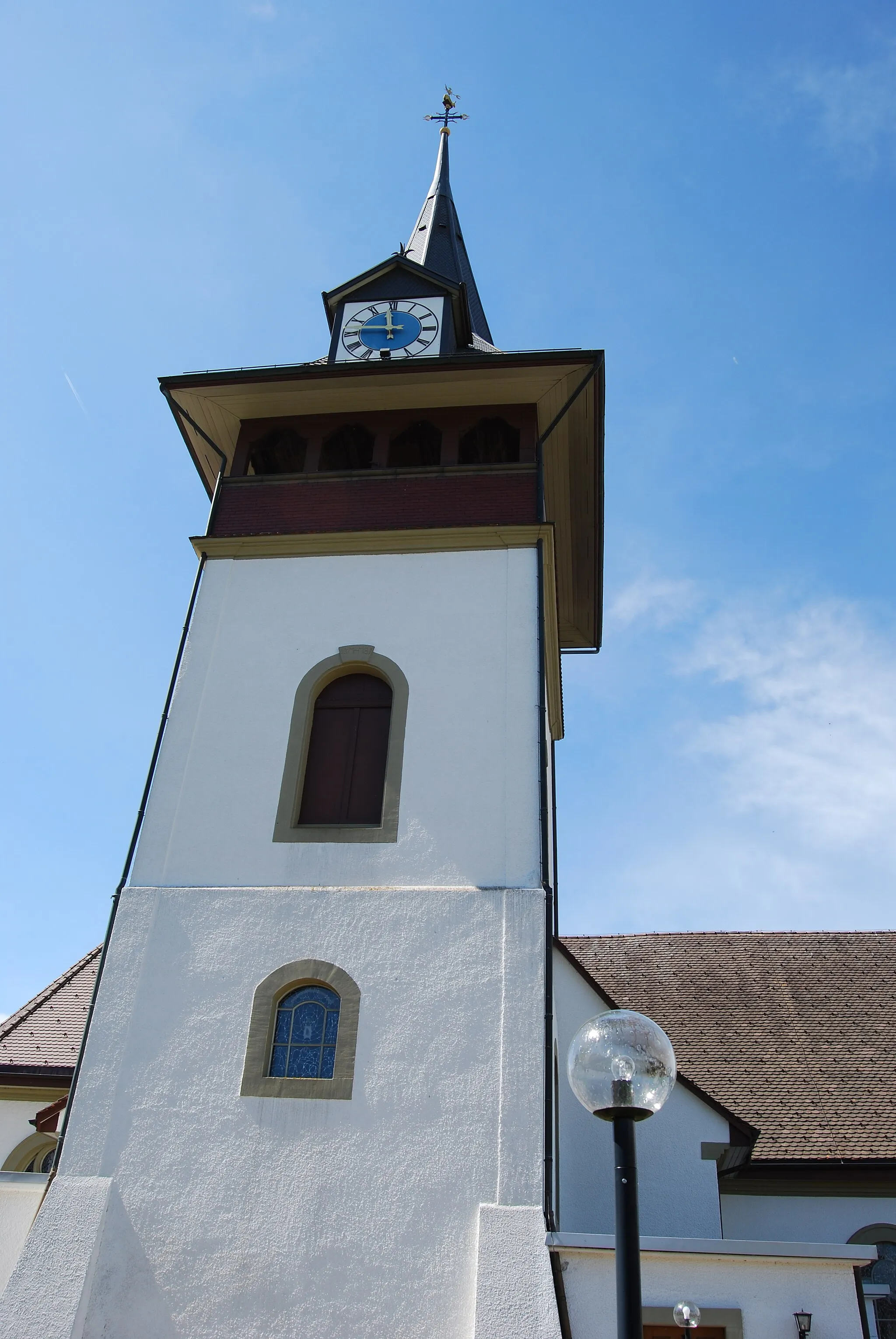 Photo showing: Catholic Church of Ueberstorf, canton of Fribourg, Switzerland