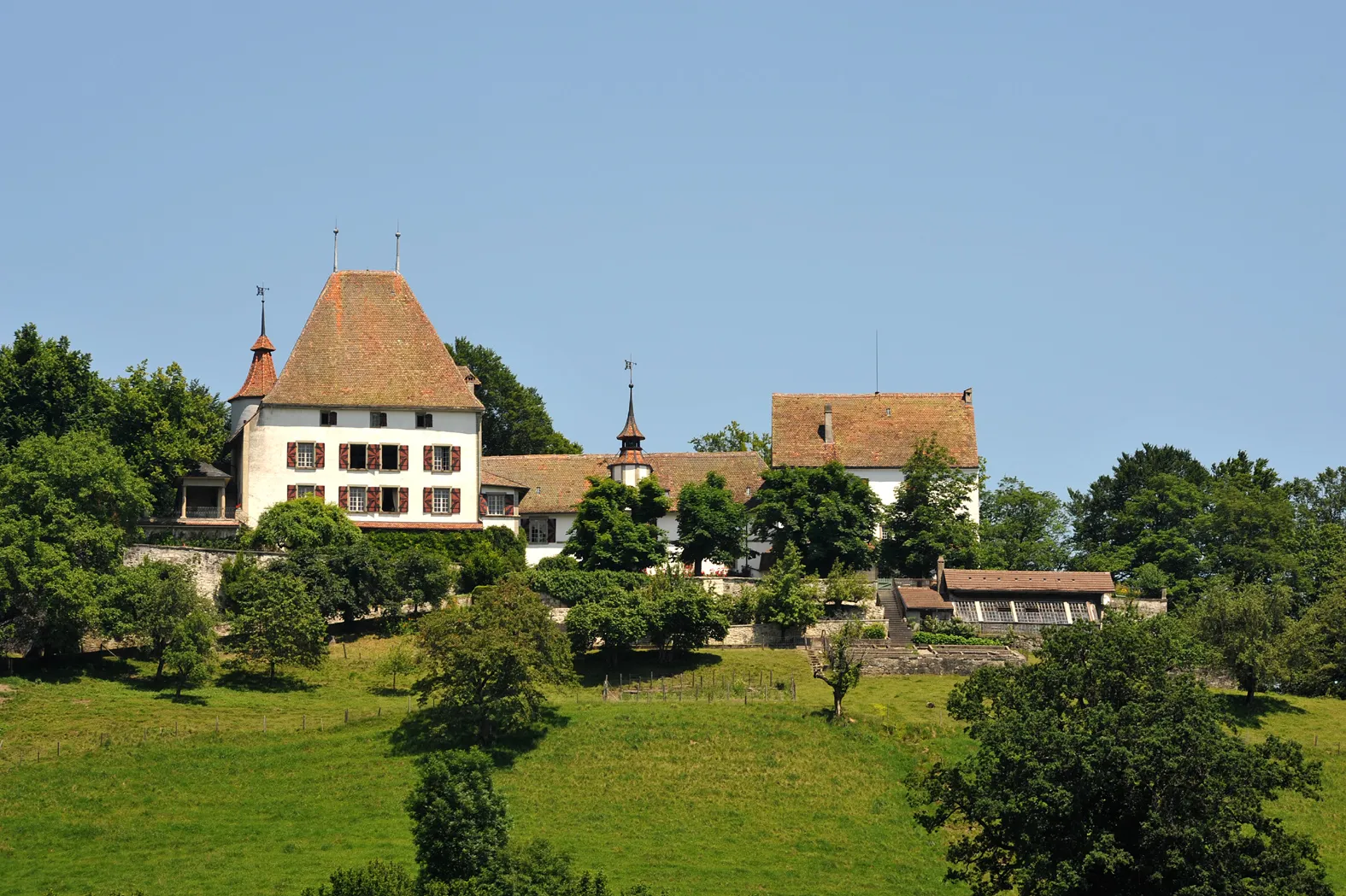 Photo showing: Burgistein castle between Wattenwil and Riggisberg; Bern, Switzerland.