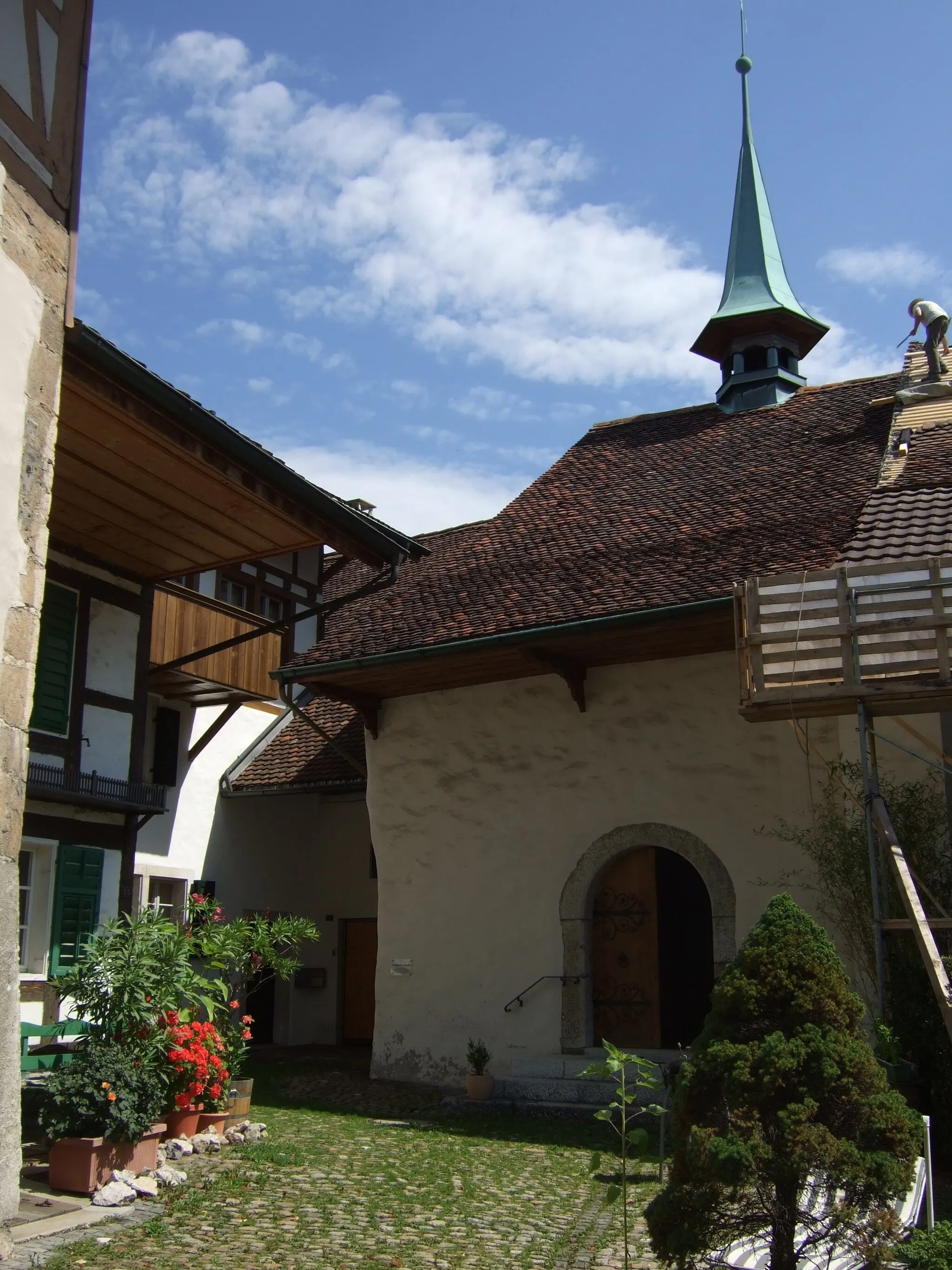 Photo showing: Blick auf die St. Katharinan-Kapelle im Hinterstädtli Wiedlisbach