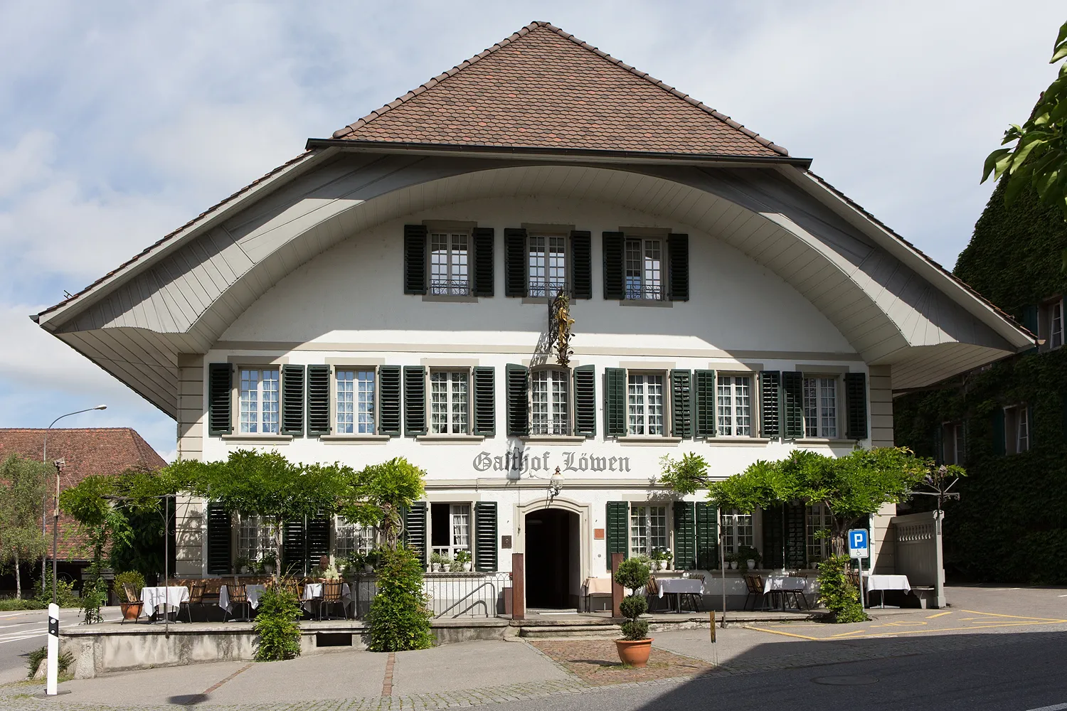 Photo showing: Gasthof Löwen in Worb